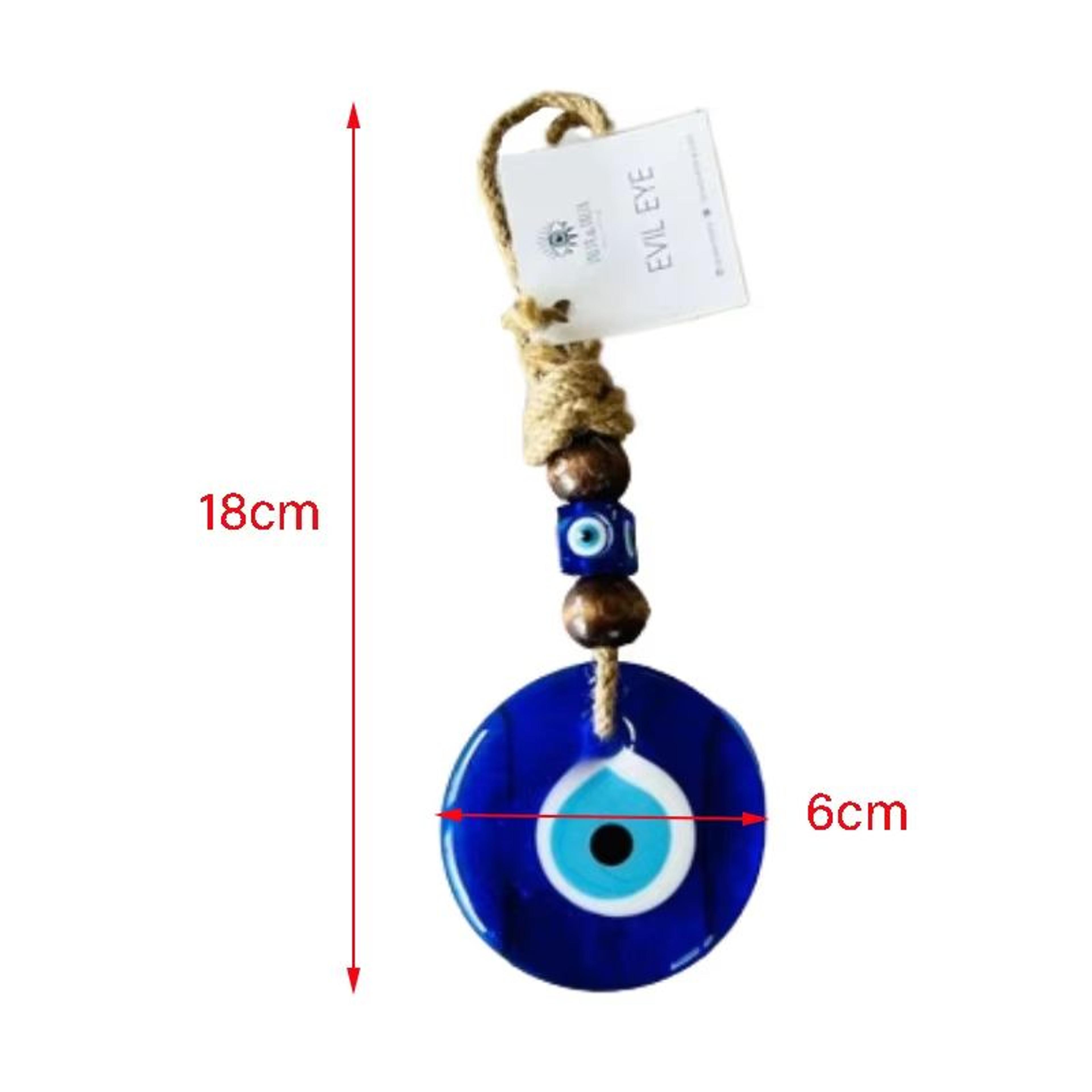 Boho Evil Eye Macrame Wall Hanging Nazar Protection Decor For Home And Car 7