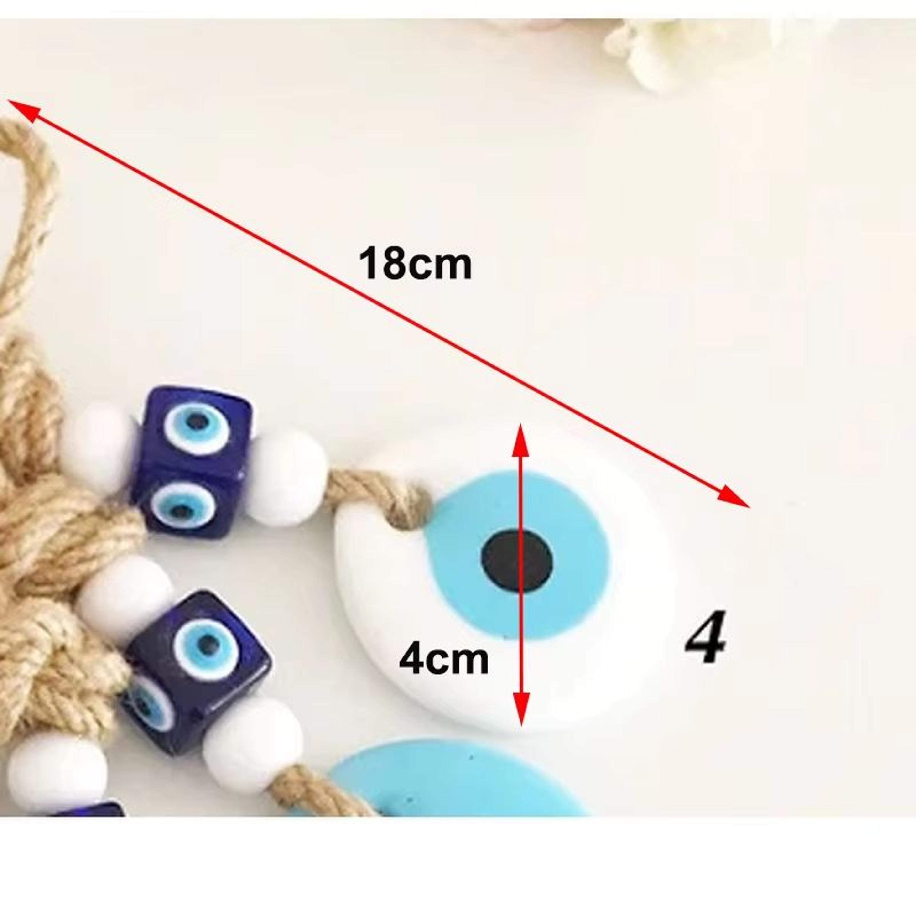 Boho Evil Eye Macrame Wall Hanging Nazar Protection Decor For Home And Car 14
