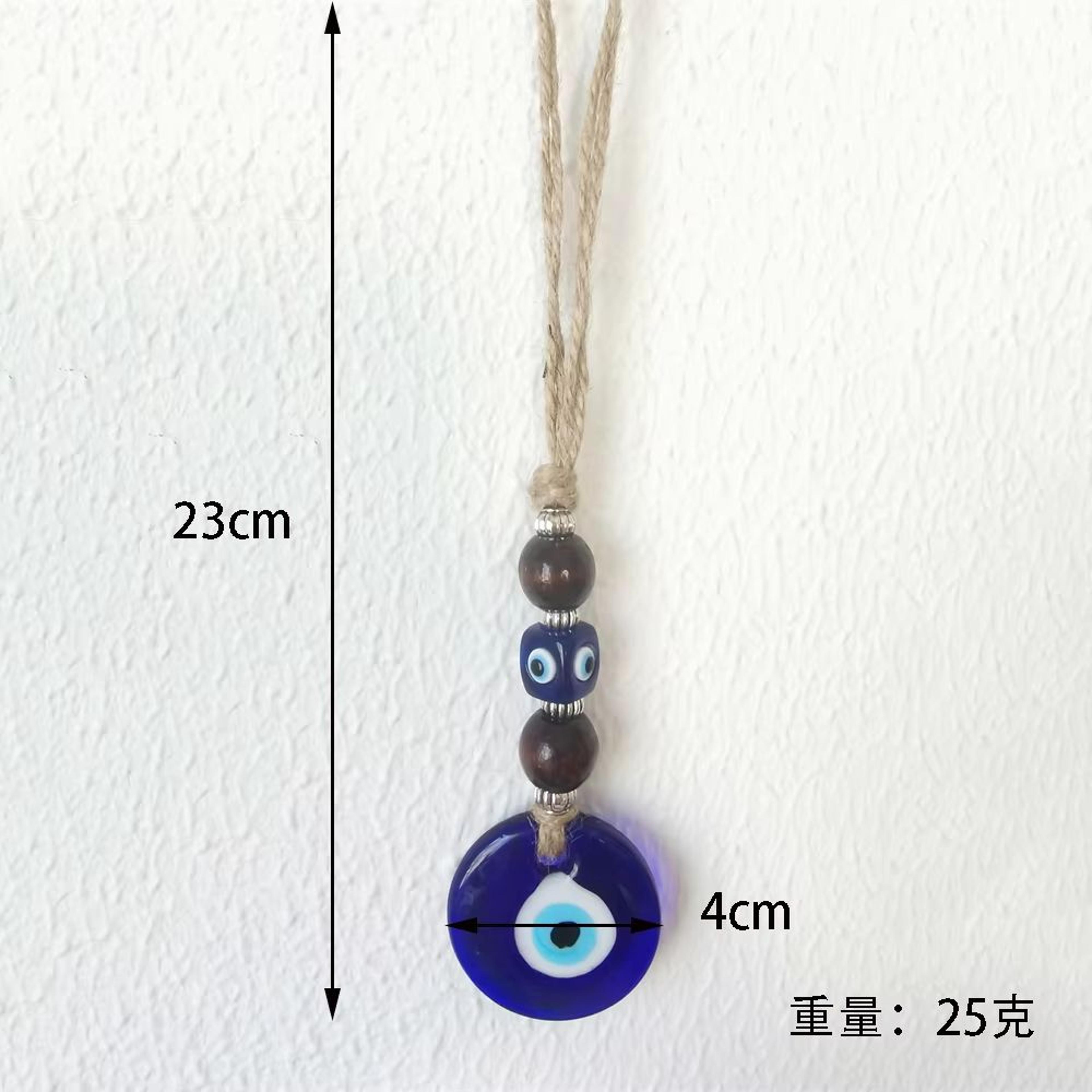 Boho Evil Eye Macrame Wall Hanging Nazar Protection Decor For Home And Car 20