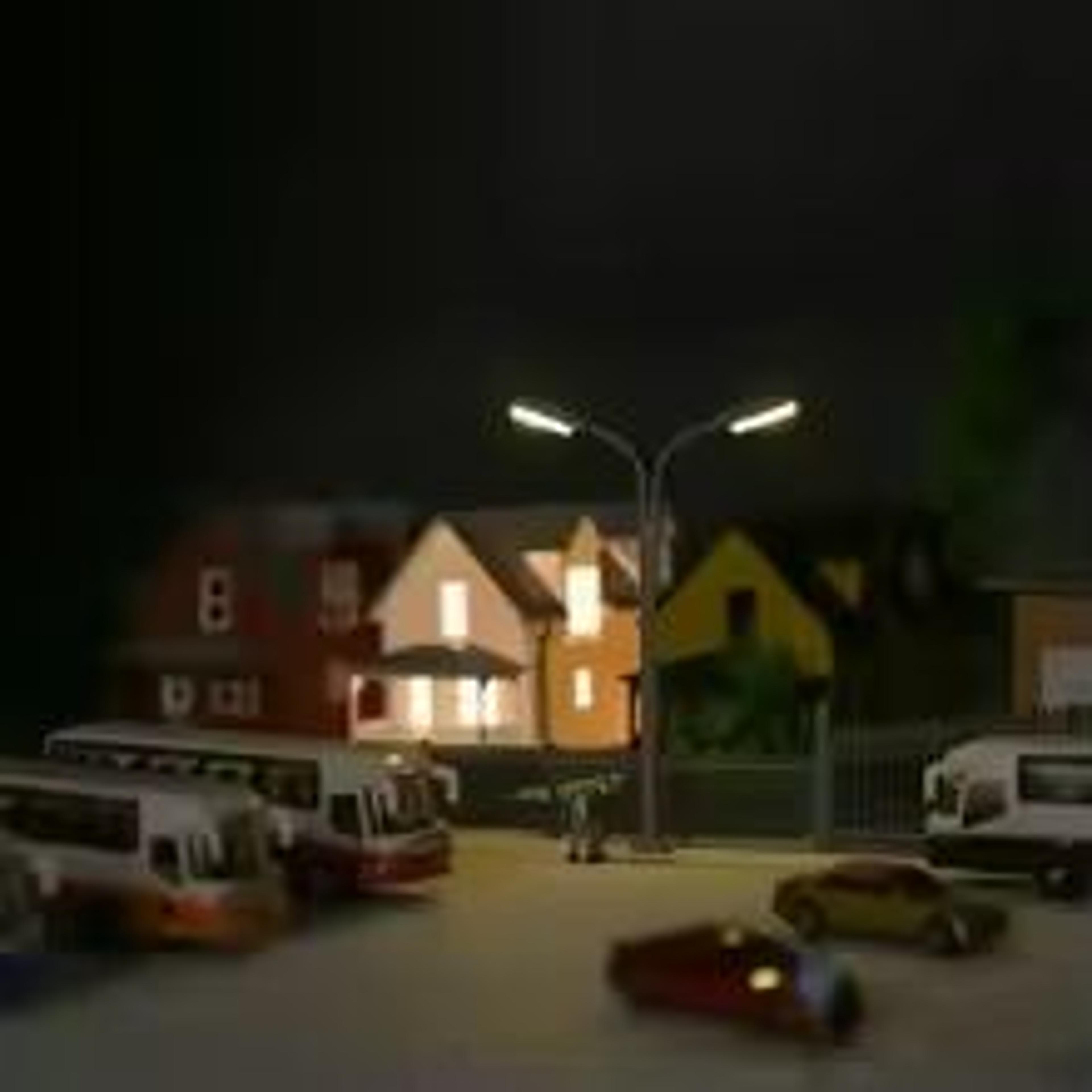 Mini LED Street Lamp Set 1160 Scale Model Lights For DIY Diorama And Railway Scenes 3