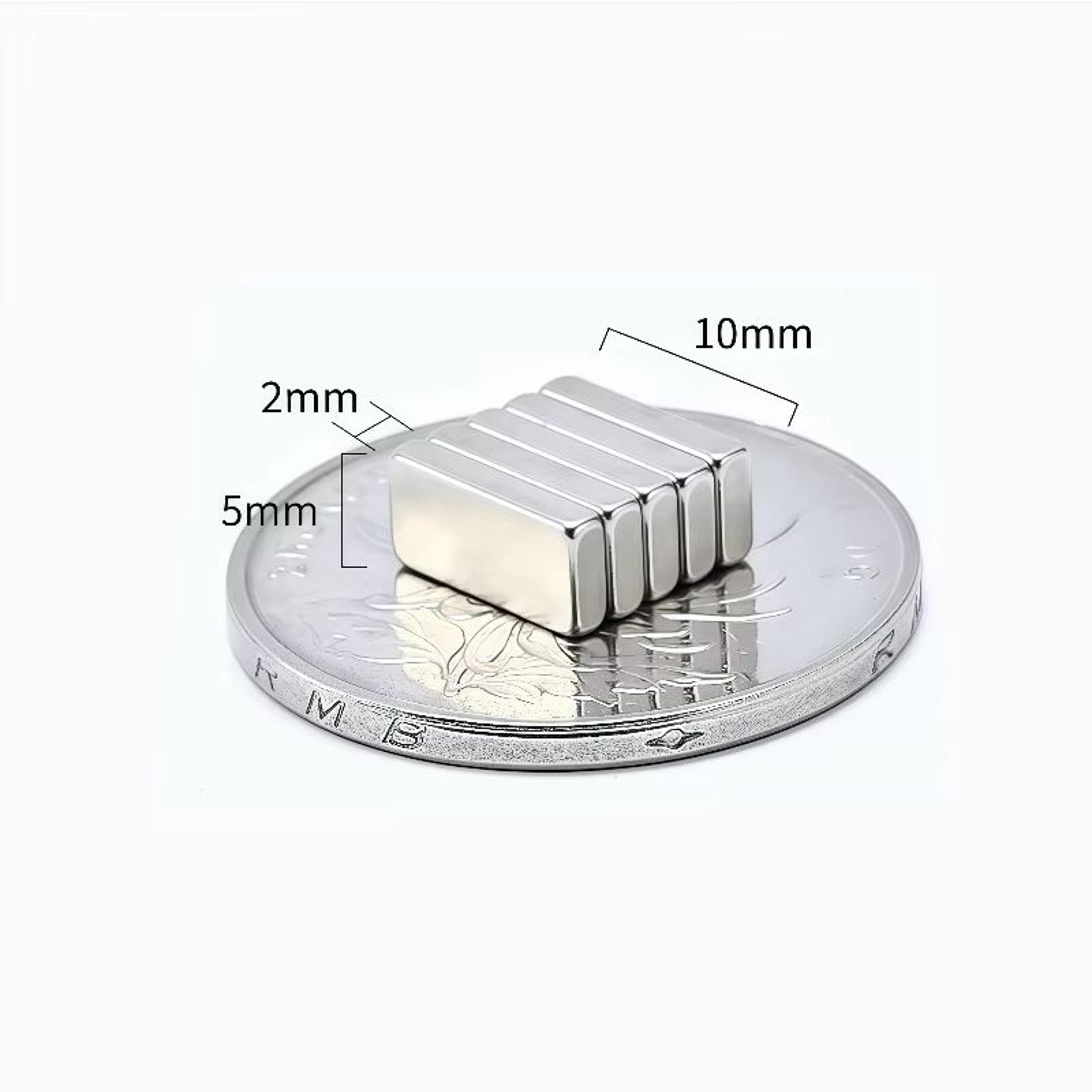 N52 Strong Square Magnet Set 10pcs Compact Rare Earth Magnets For Home Office Use 5