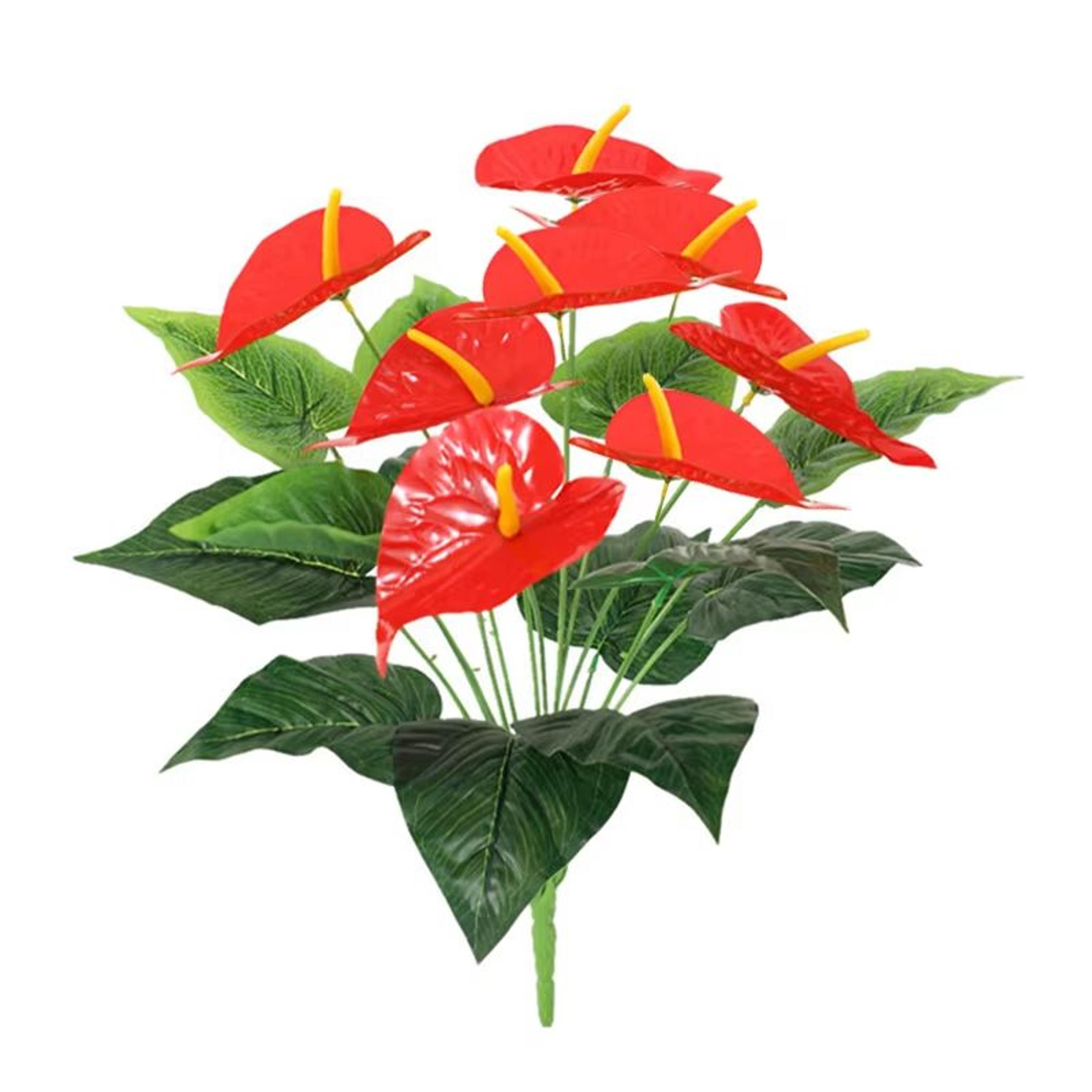 Lifelike Artificial Monstera Leaf Stem 2087in Tropical Palm Decor For Indoor Outdoor Styling 8