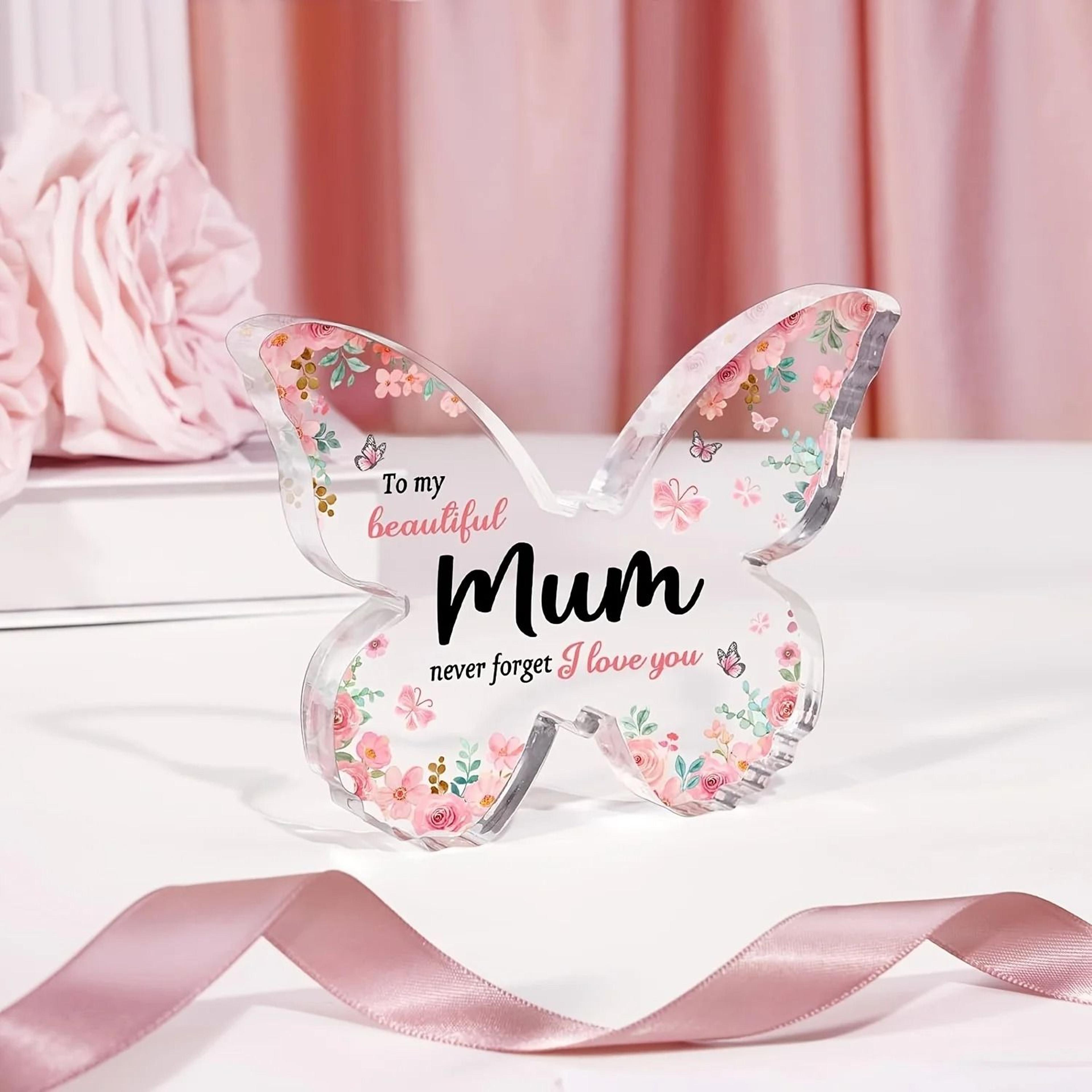 Butterfly Acrylic Plaque Gift For Mom Heartfelt Mothers Day Keepsake Decor 2