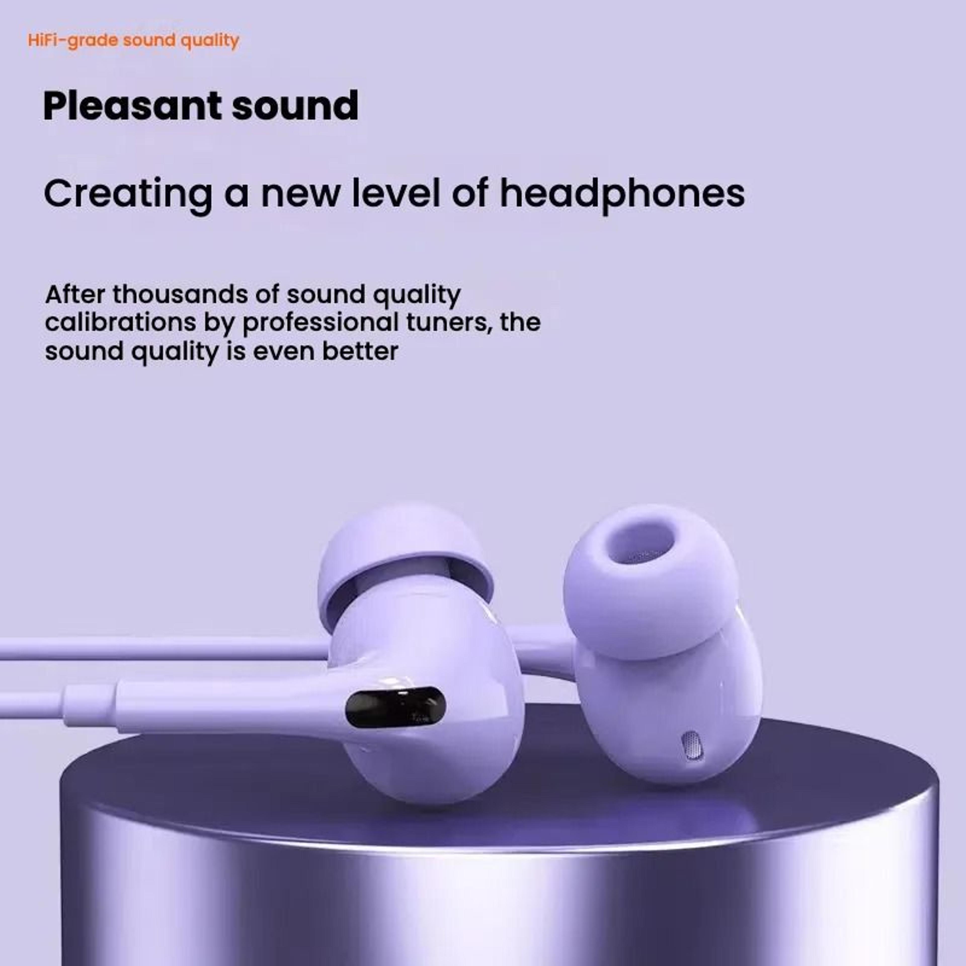 HiFi USBC Wired Earbuds With Digital Chip And 12M Cable For Clear Audio 2