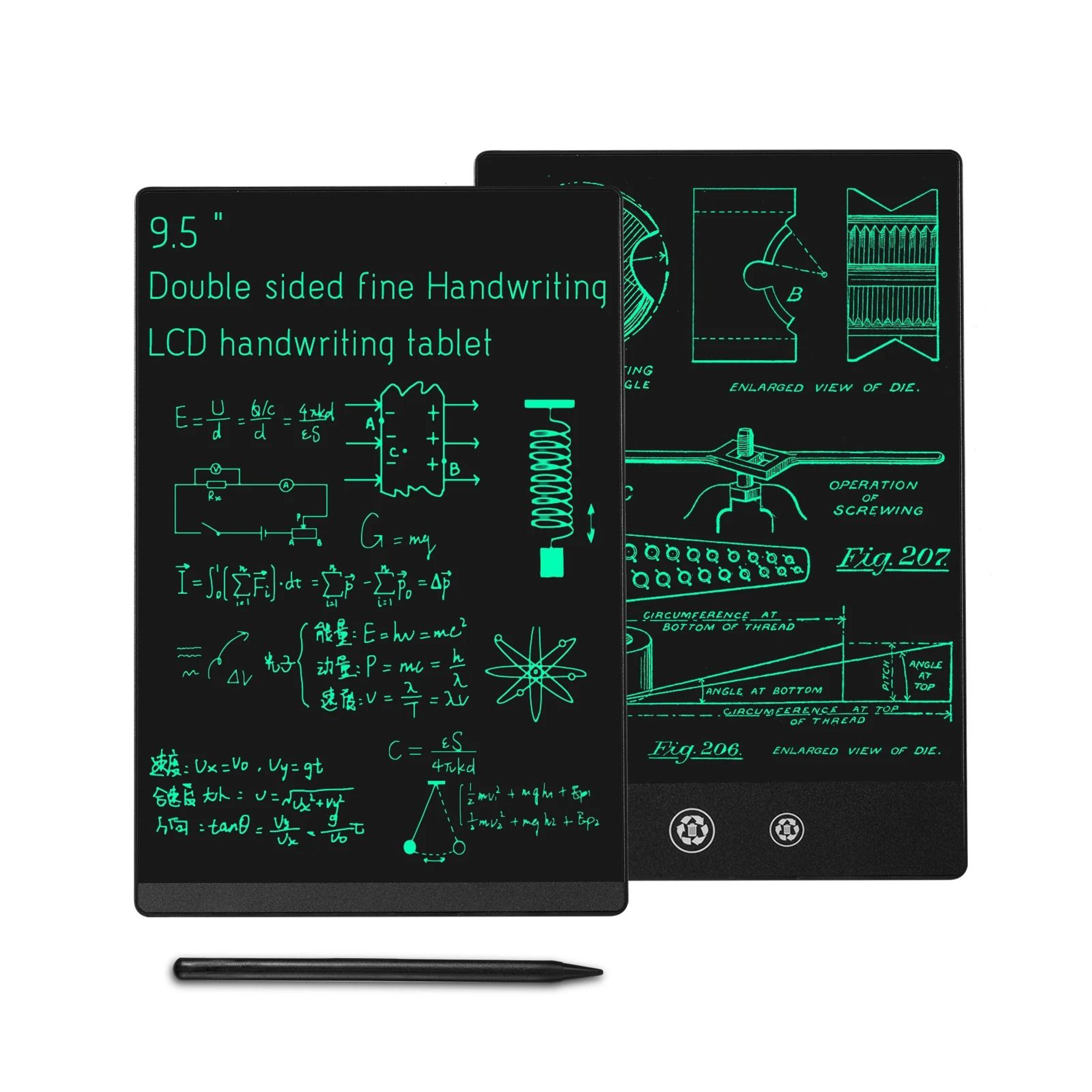 95 Inch LCD Writing Tablet With Superfine Screen For Kids Drawing And Notes 6