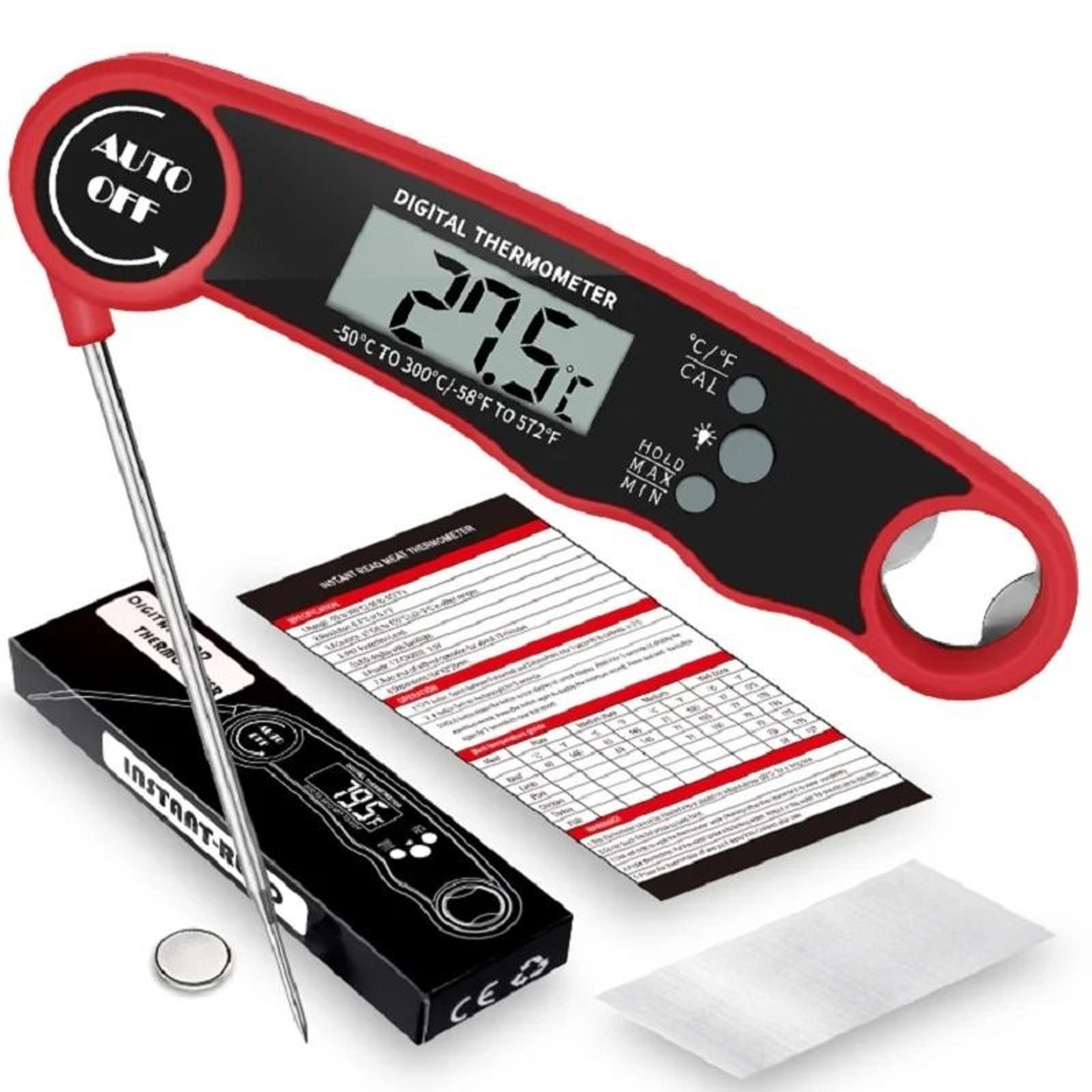 Digital Instant Read Meat Thermometer Waterproof With Backlight For BBQ And Kitchen 7