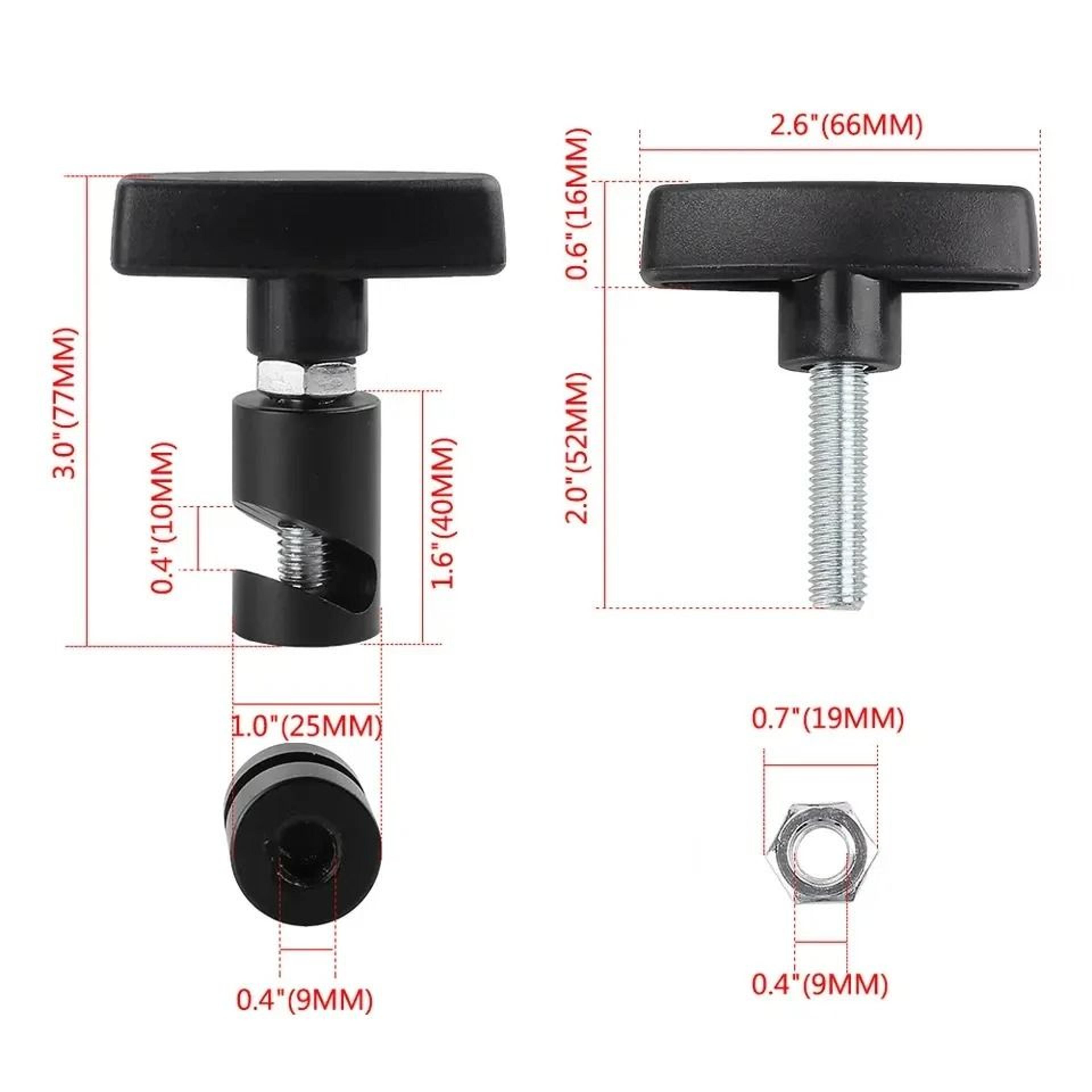 Car Hood Support Rod Clamp AntiSlip Safety Holder For Engine Maintenance 1