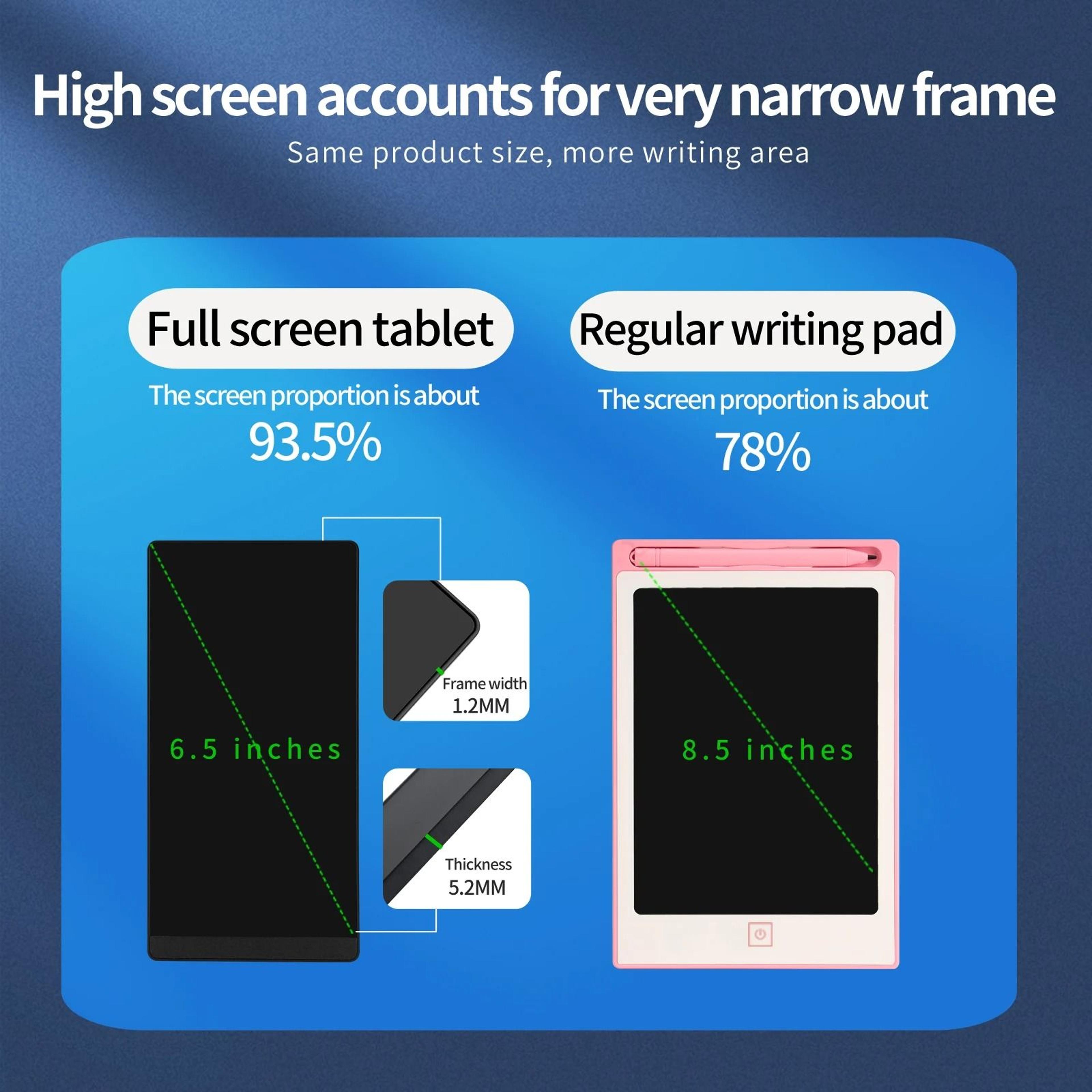 65 Inch LCD Writing Tablet With Magnetic Stylus For Notes And Sketching 5