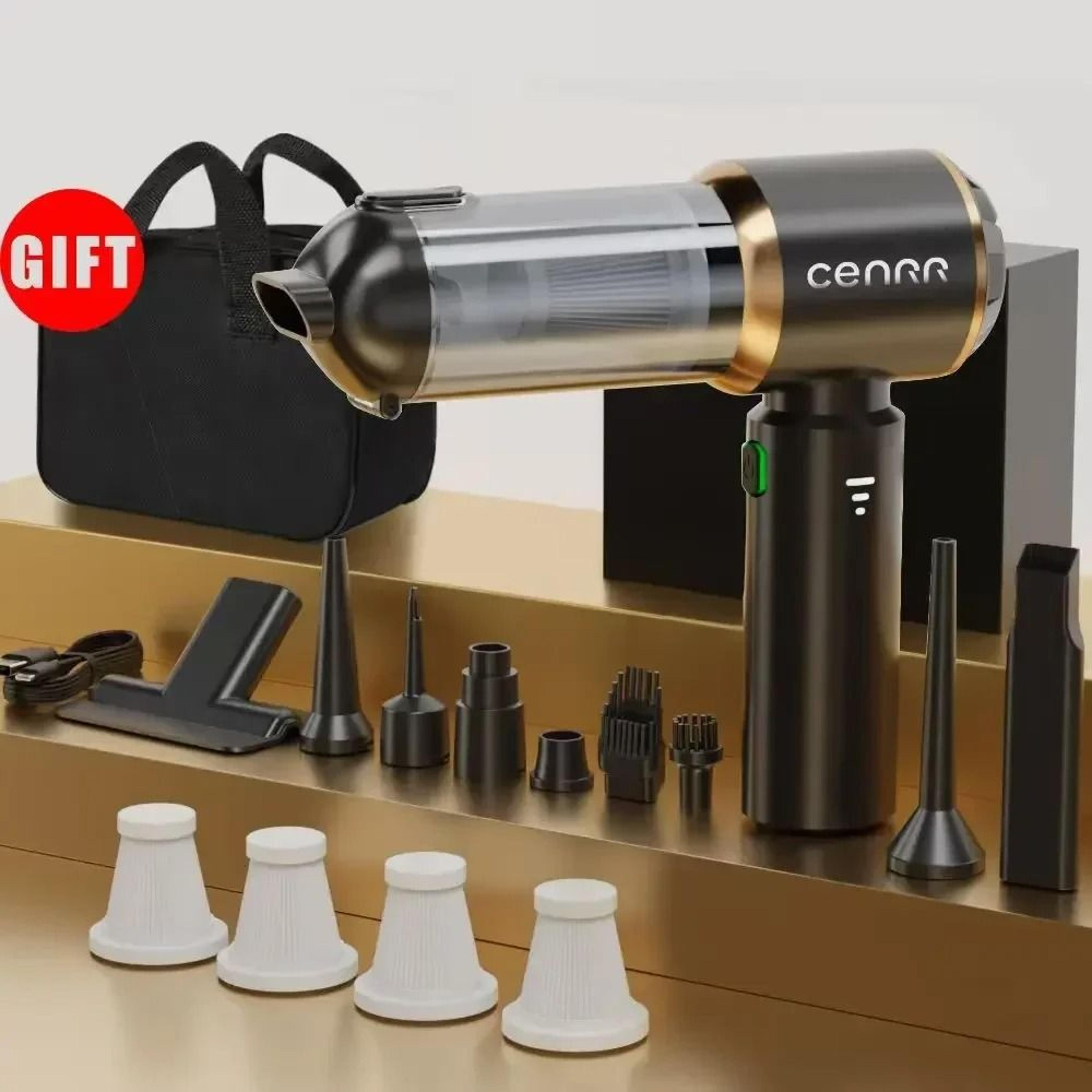 CENRR Powerful Cordless Car Vacuum Mini Portable Handheld Blower Cleaner 12