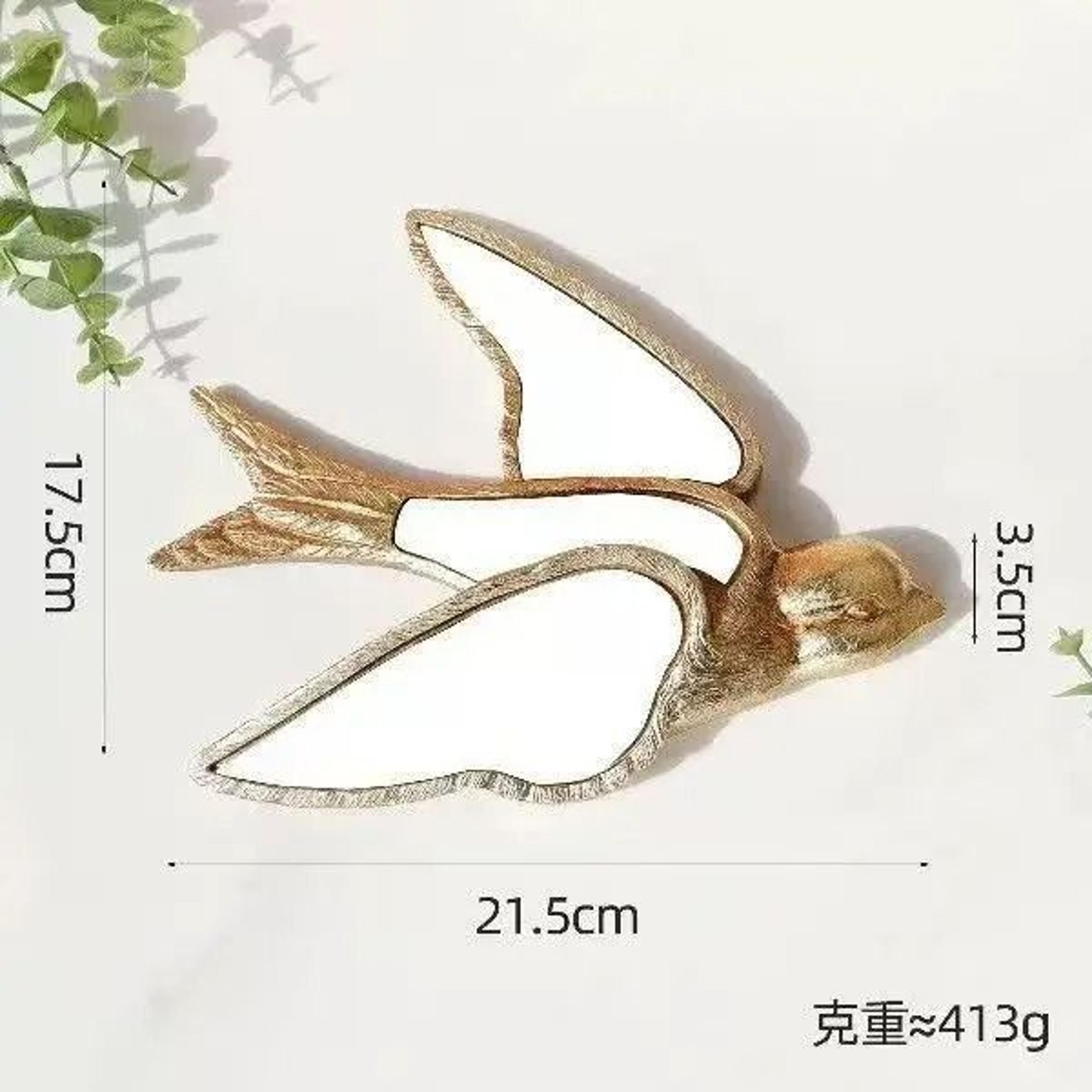 Retro Dragonfly Mirror Wall Art Resin Decor For Living Room And Home 8