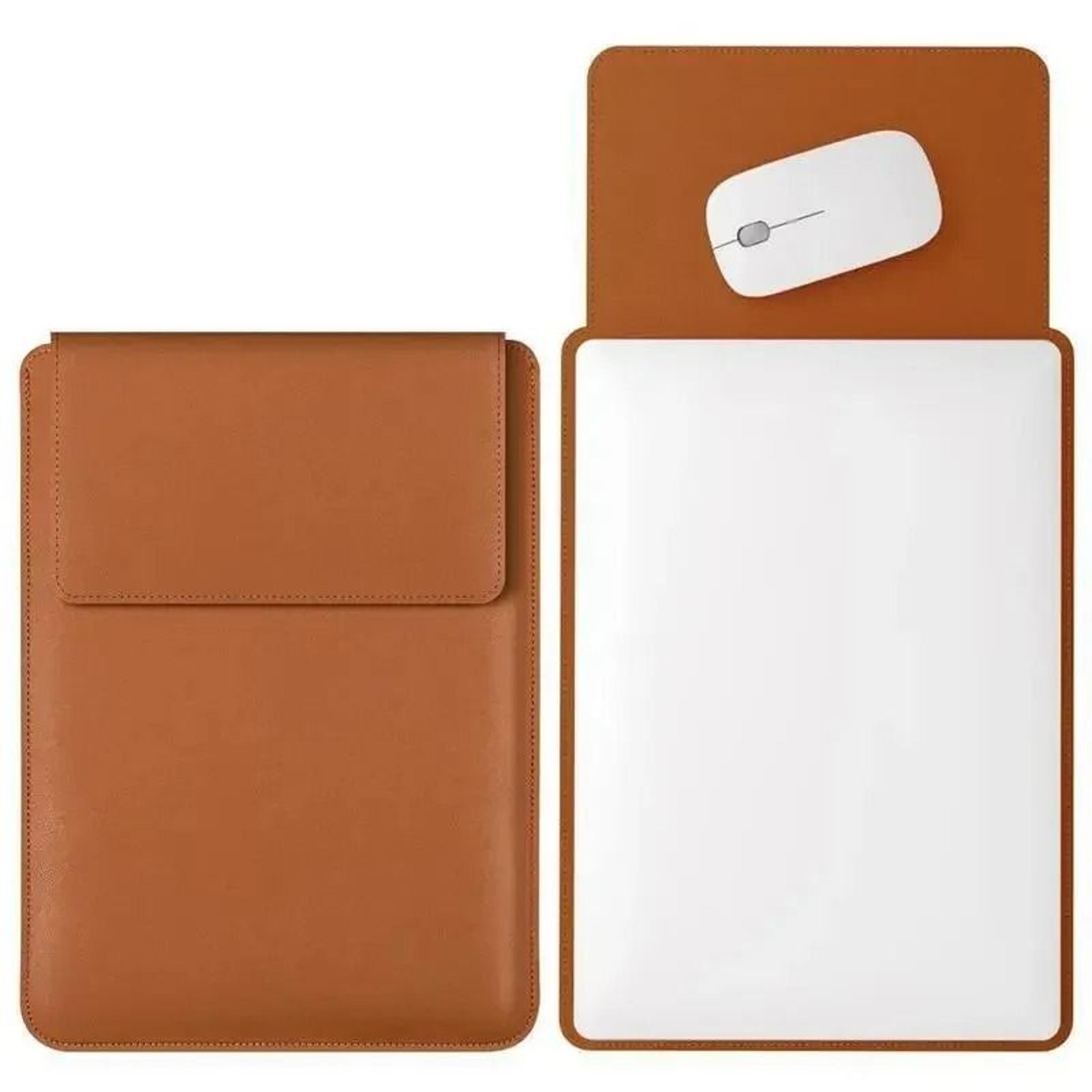 PU Leather Laptop Sleeve Case 1416 Inch Slim Protective Cover For MacBook Air 15  Pro 16 6