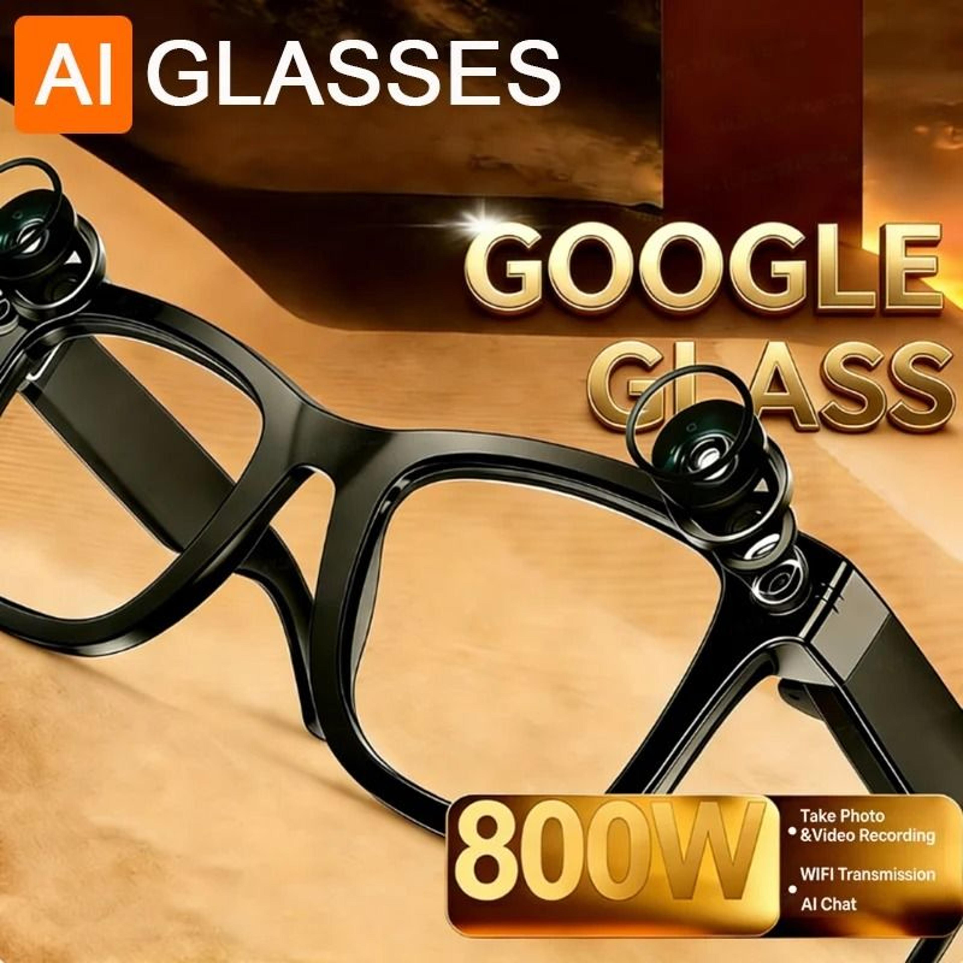 ai smart camera glasses bluetooth 1080p hd recording translation eyewear