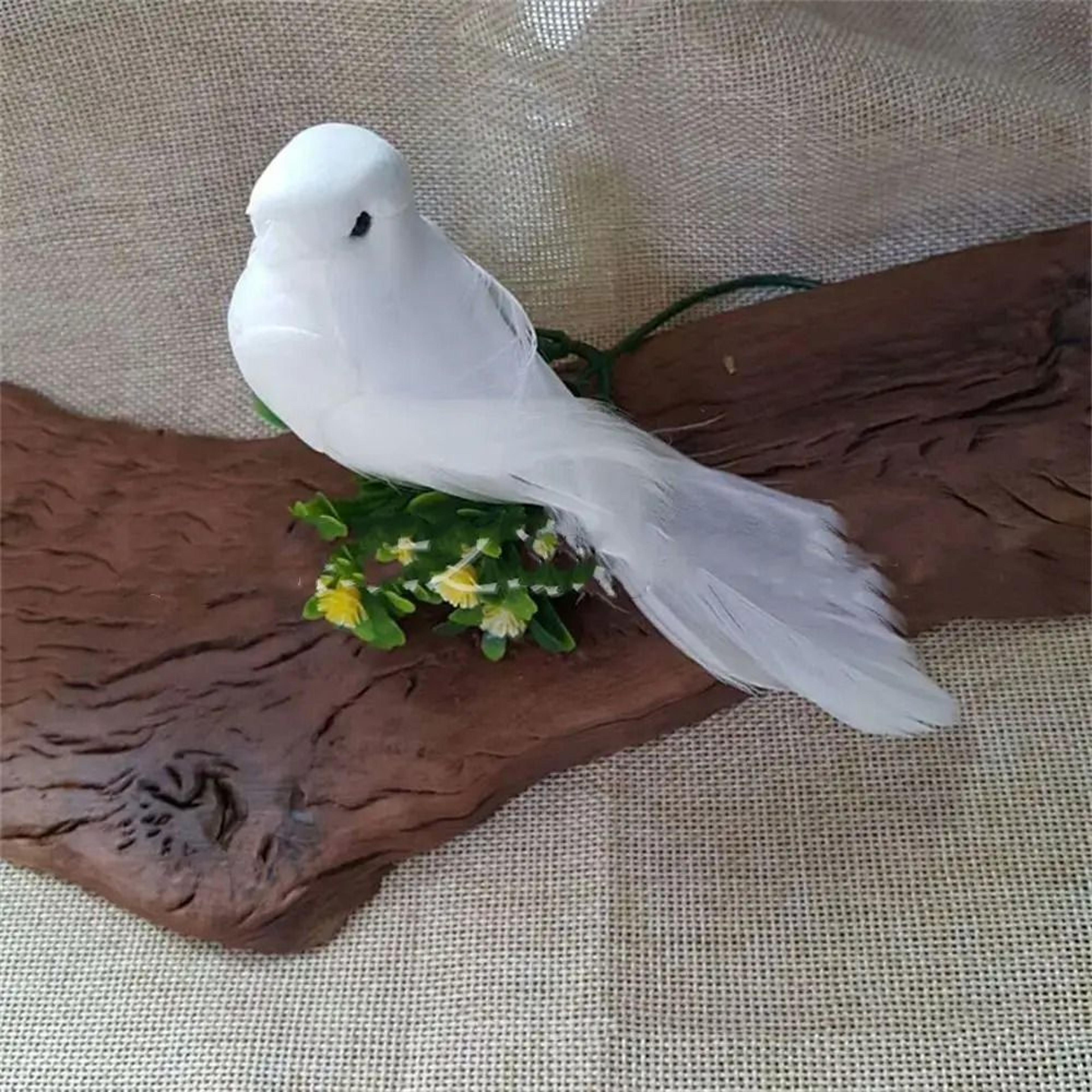 Realistic Artificial Dove Figurine Lifelike Grey Pigeon Decor For Events  Home Styling 10