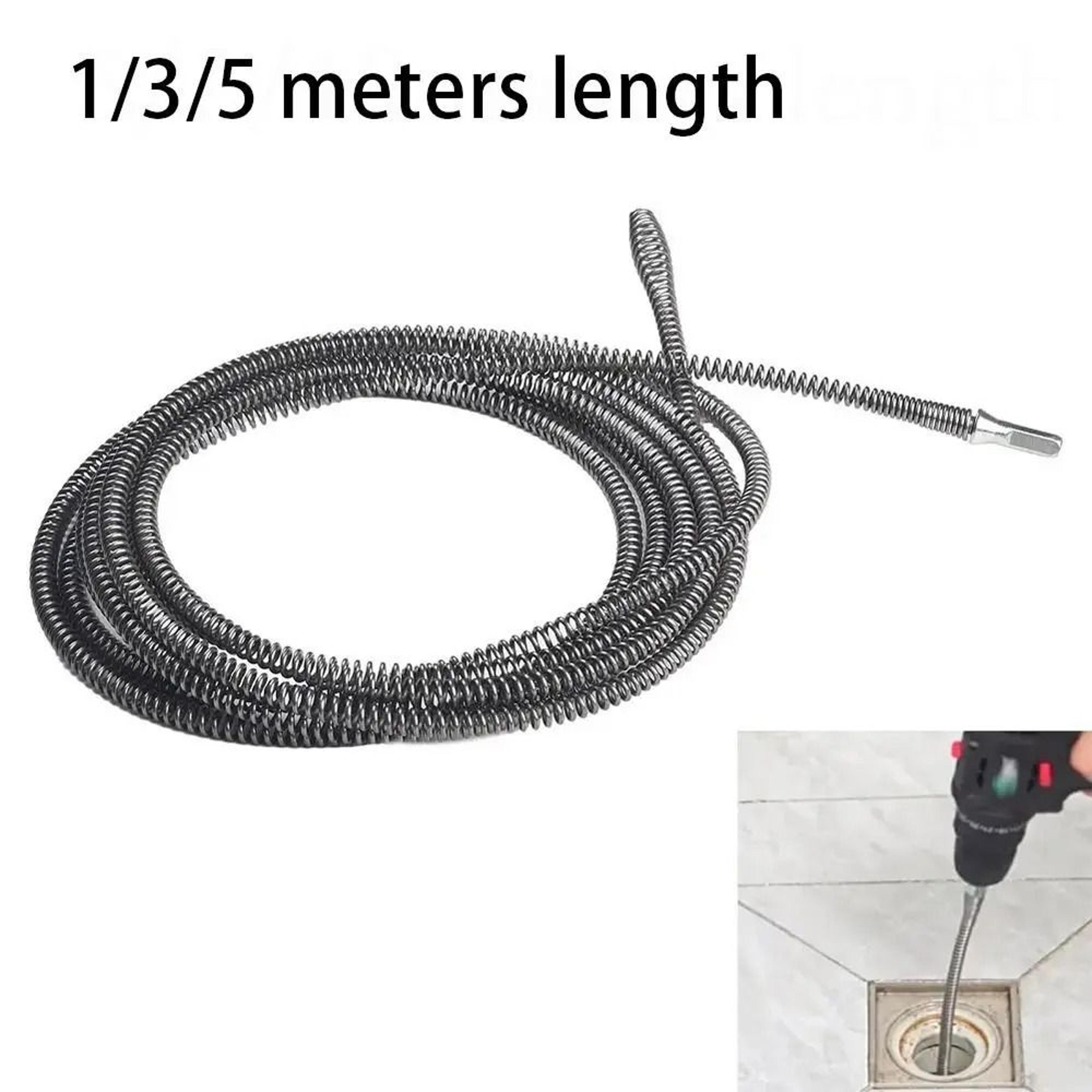Electric Drill Drain Snake Spring Tool For Fast Sink And Pipe Unclogging 0