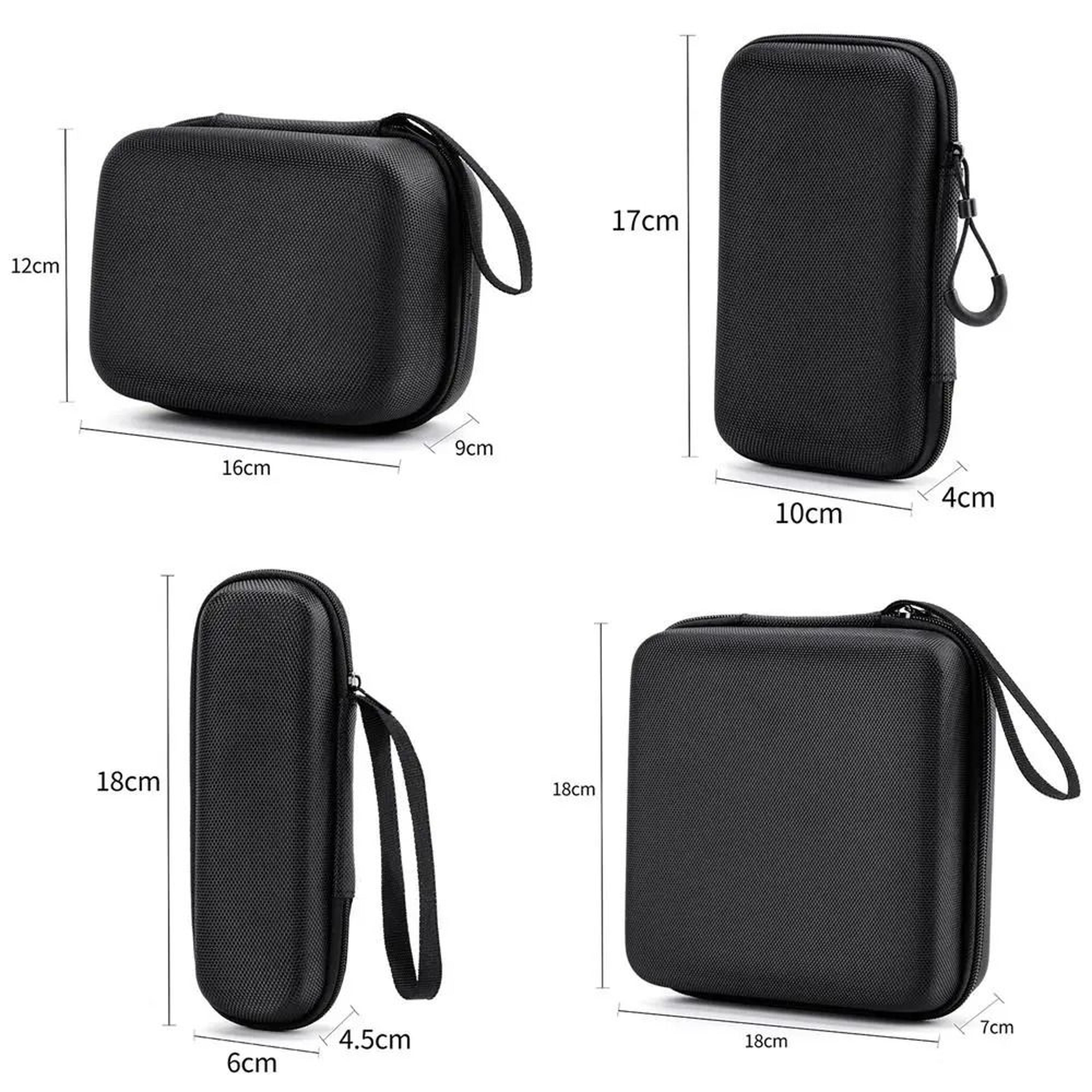 Mini EVA Hard Shell Earphone Case Portable Zipper Storage Box For Digital Accessories 4
