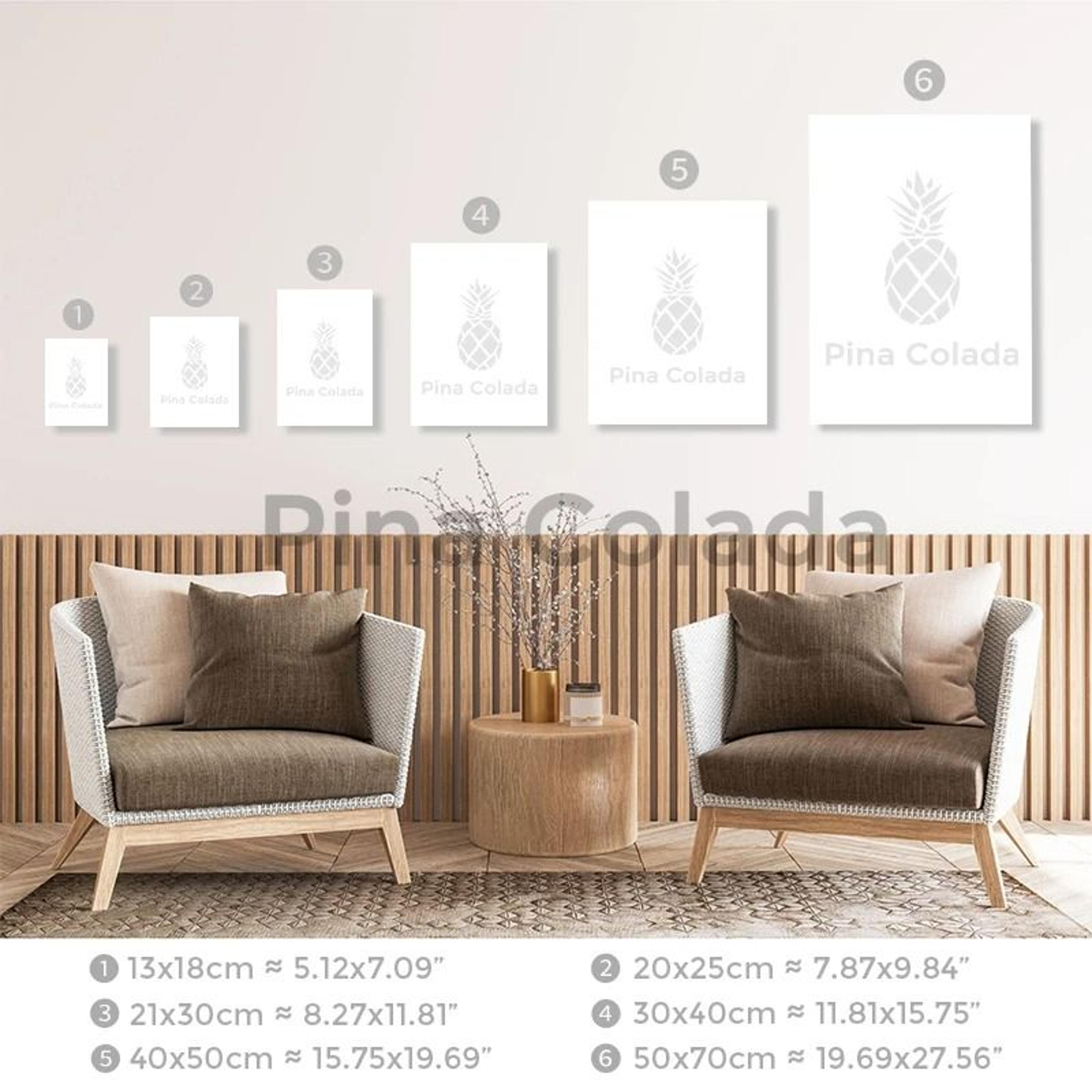 Tropical Ocean Shell Canvas Wall Art Summer Beach Aesthetic Print 4