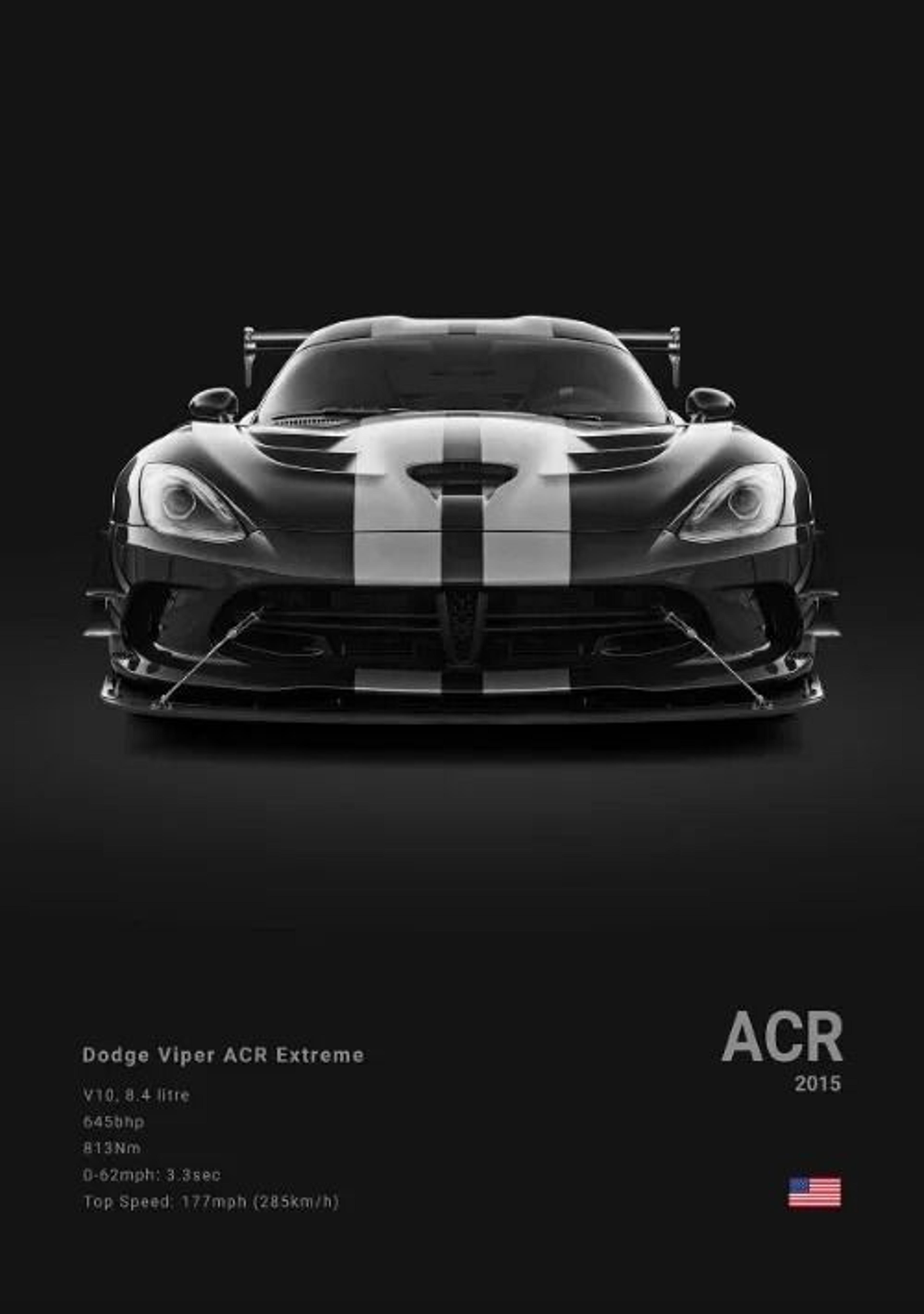 Dodge Challenger SRT Hellcat Redeye Canvas Wall Art Modern Muscle Car Poster 10