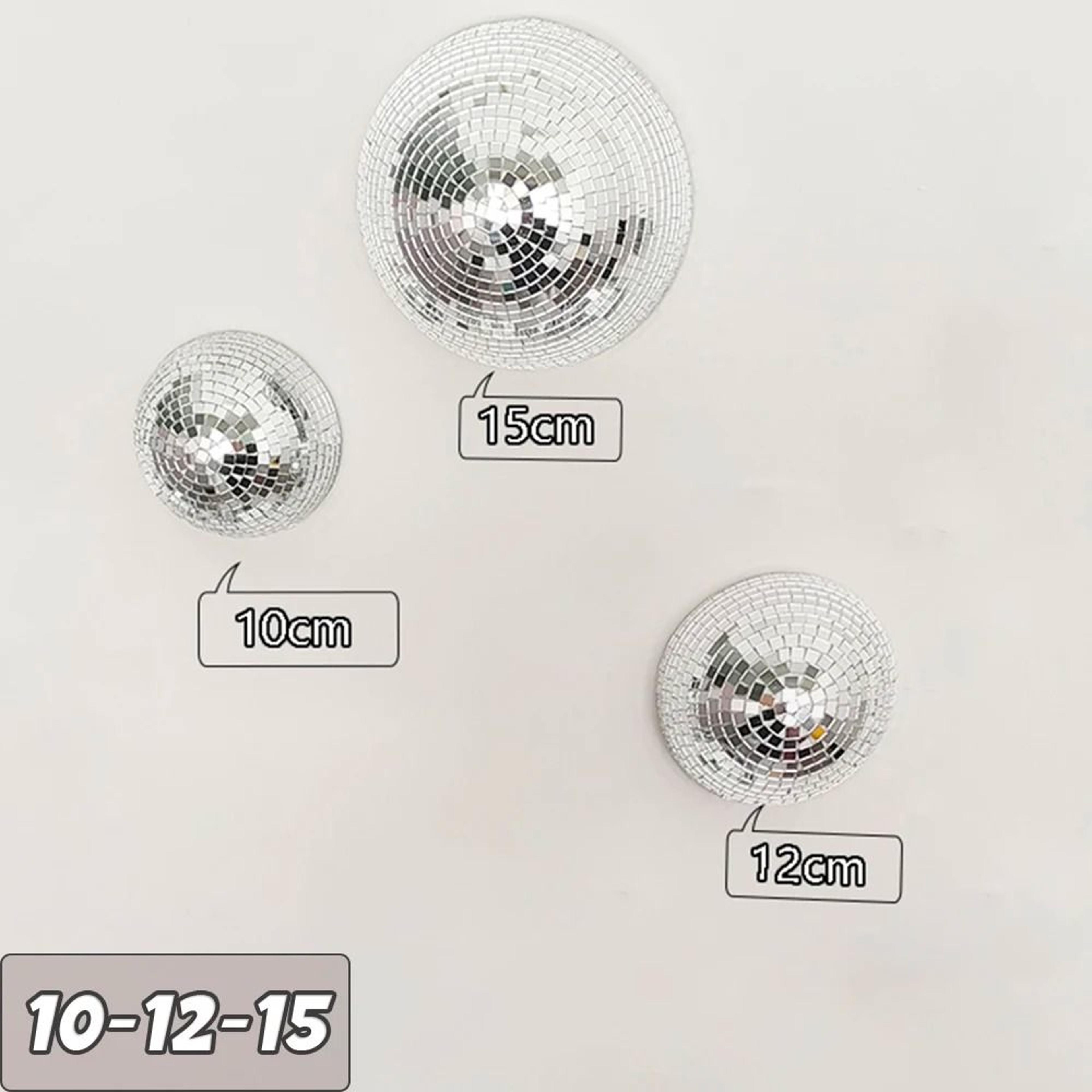 Modern Disco Mirror Wall Art Semicircle Reflective Decor For Stylish Interiors 13