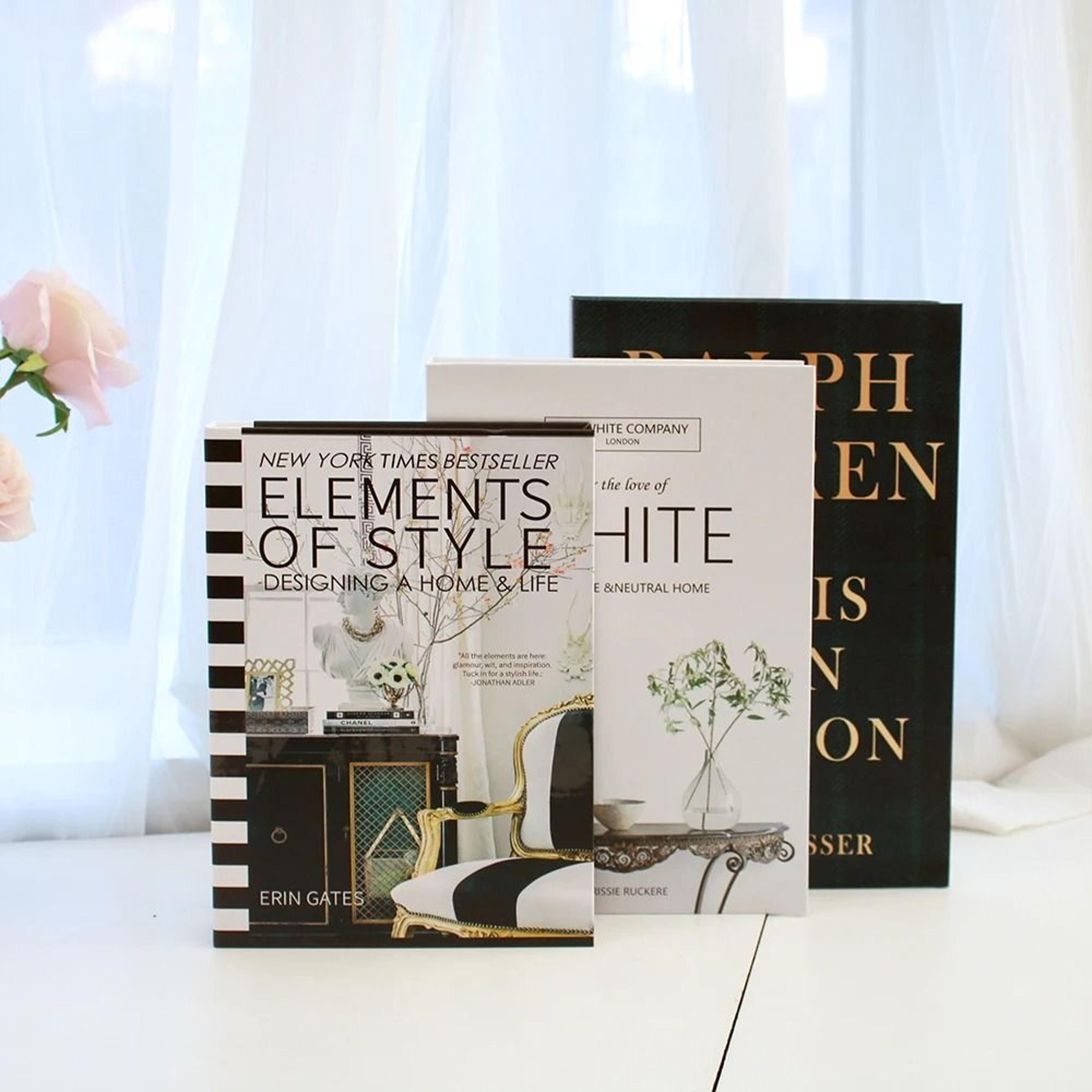 Luxury Decorative Fake Book Set For Coffee Table Home Styling 2
