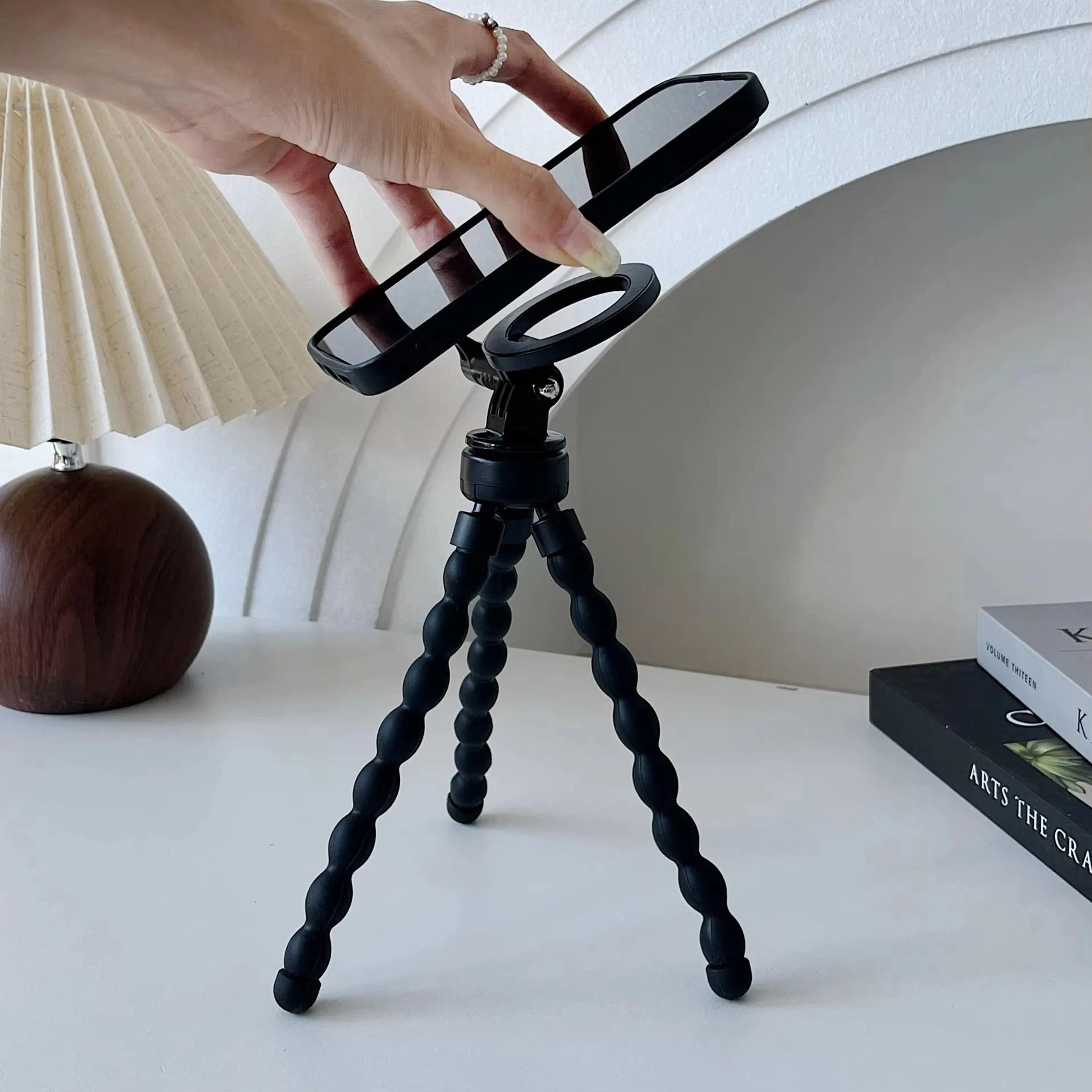 magsafe magnetic octopus tripod flexible phone stand for vlogging & hands-free use