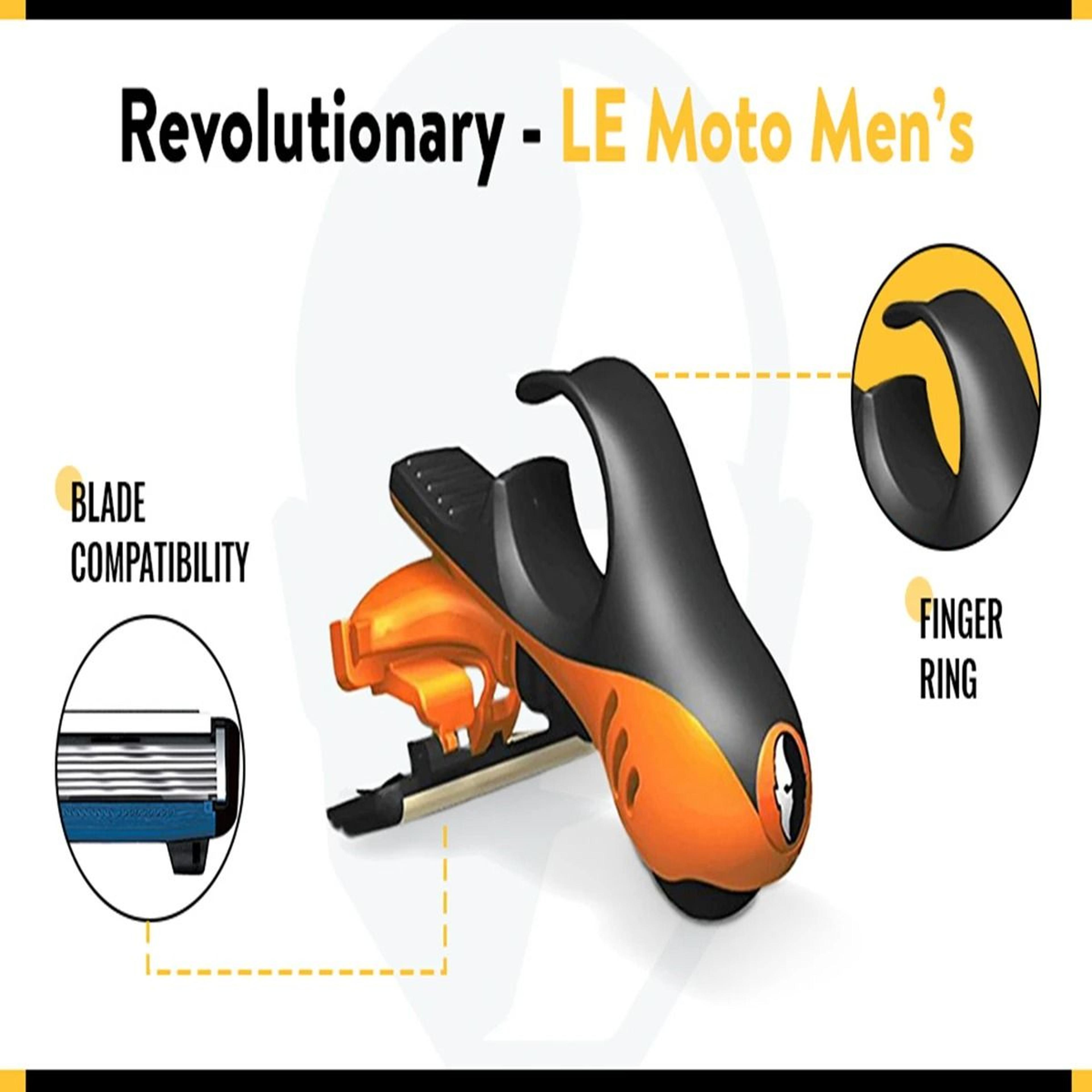 men's head and skull shaving razor - revolutionary dual active suspension