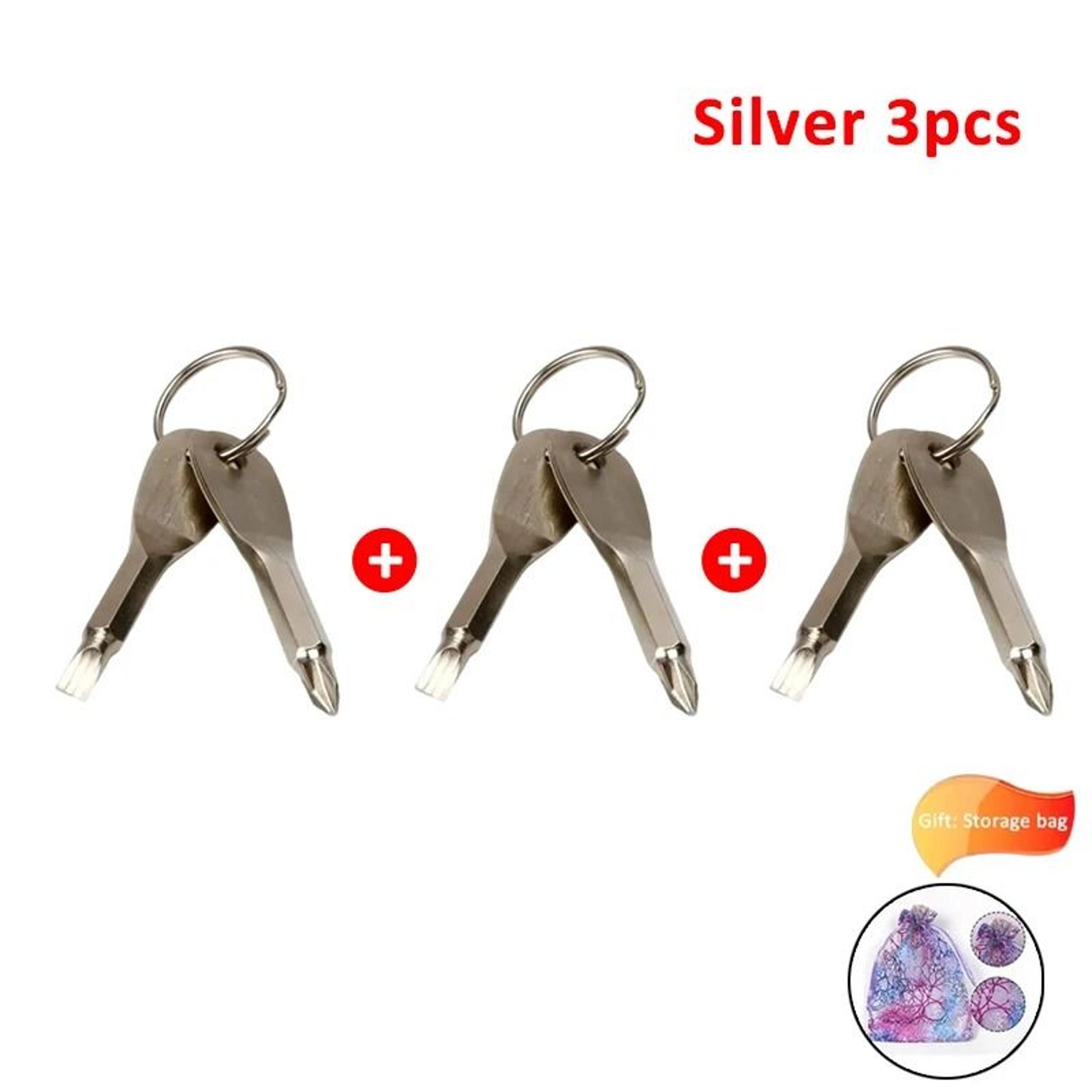 Multifunction Keychain Screwdriver Tool With Safety Cone And EDC Utility Design 13