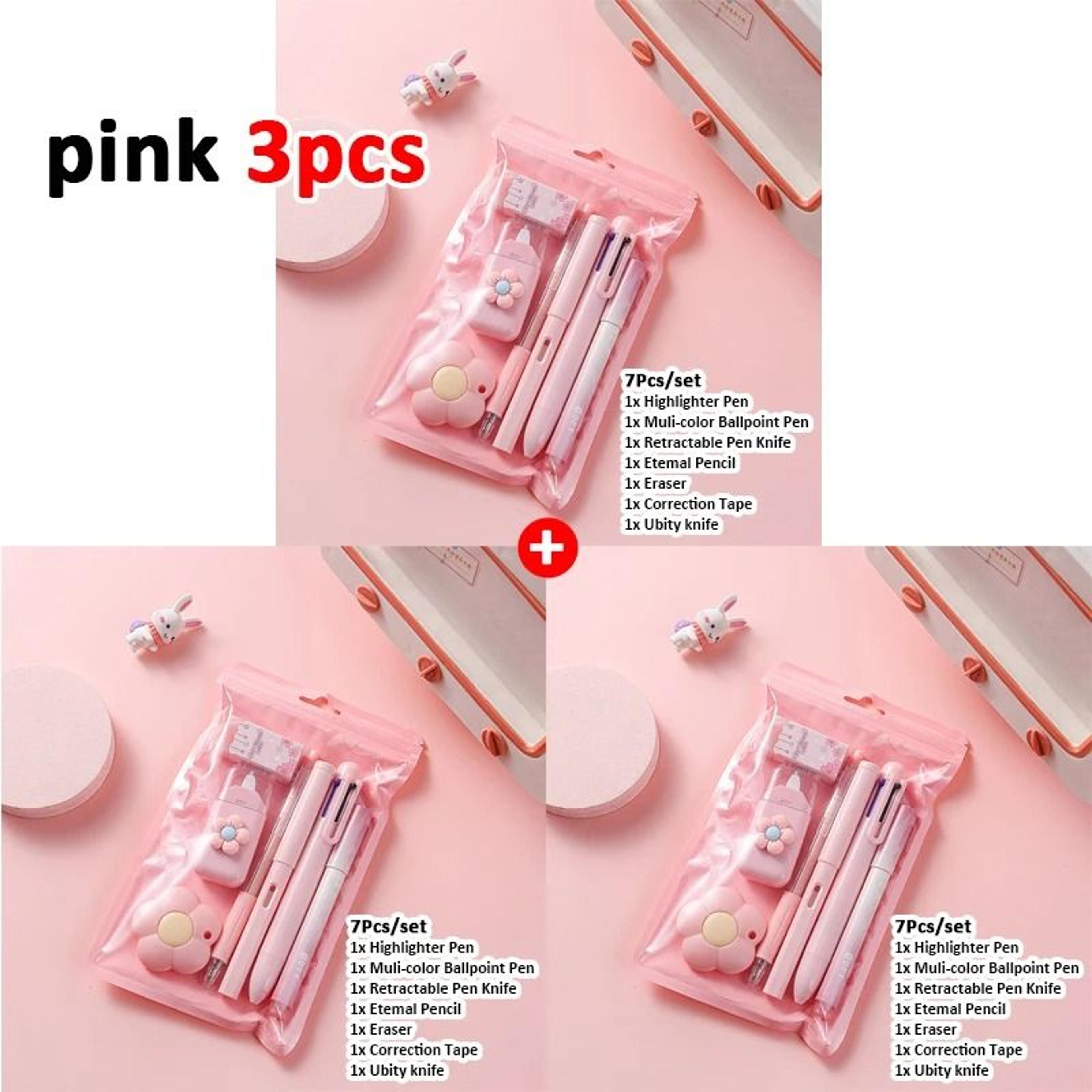 7 In 1 Kids Stationery Set With Pencil Eraser Ruler And School Essentials 22