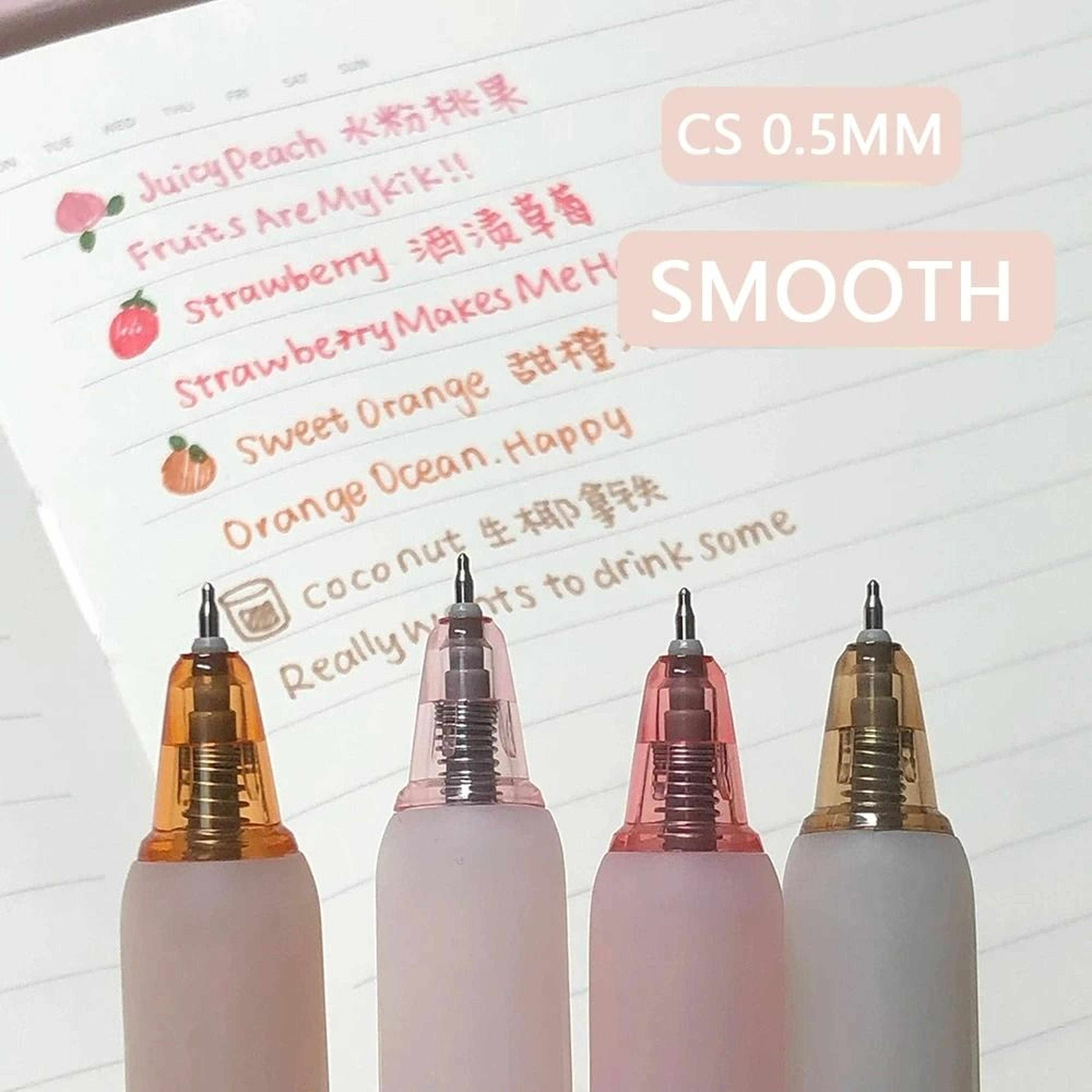 05mm Fruit Scented Gel Pen Set For Smooth Writing And Creative Notes 4
