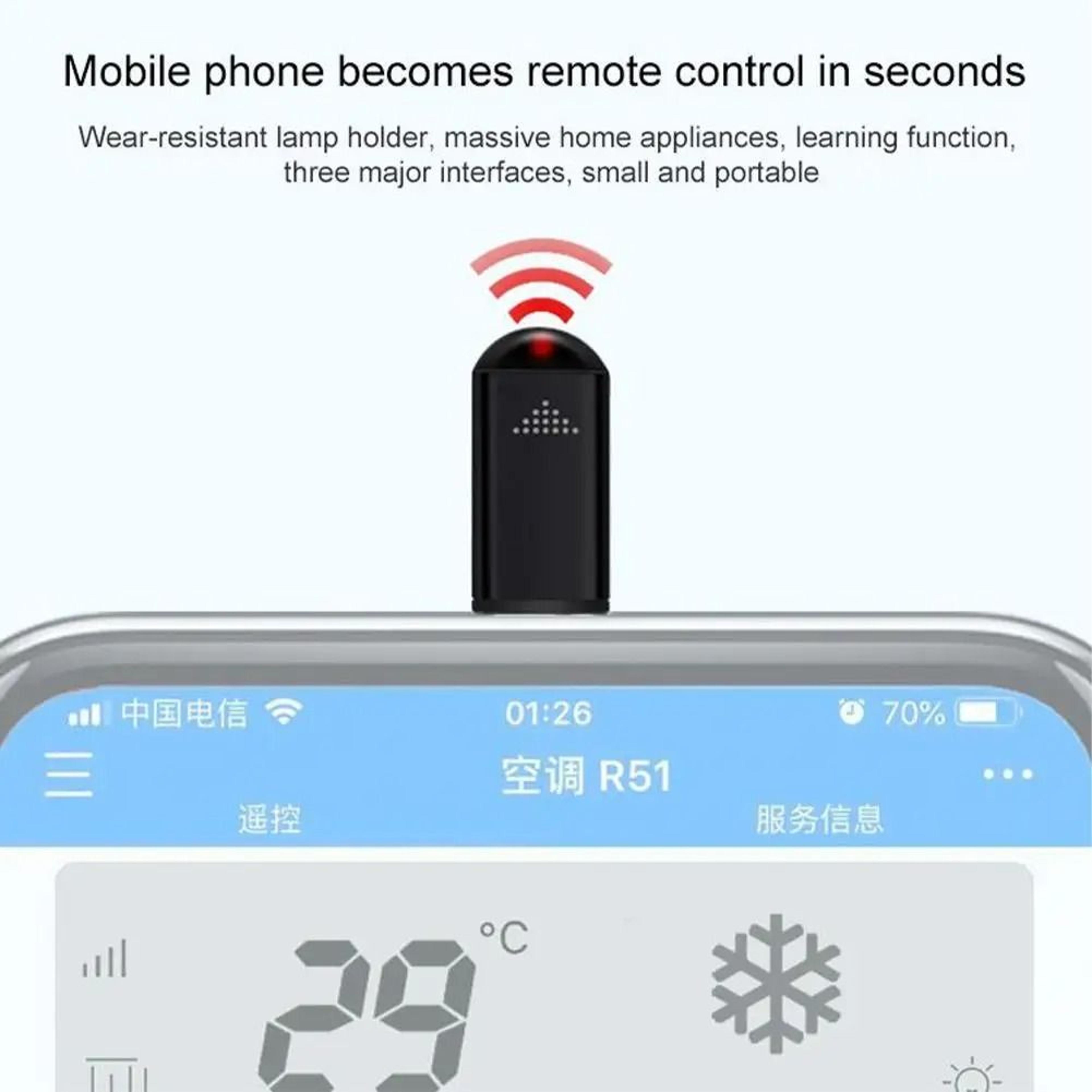 Universal Mobile Infrared Remote Adapter Smart IR Blaster For Phone 3