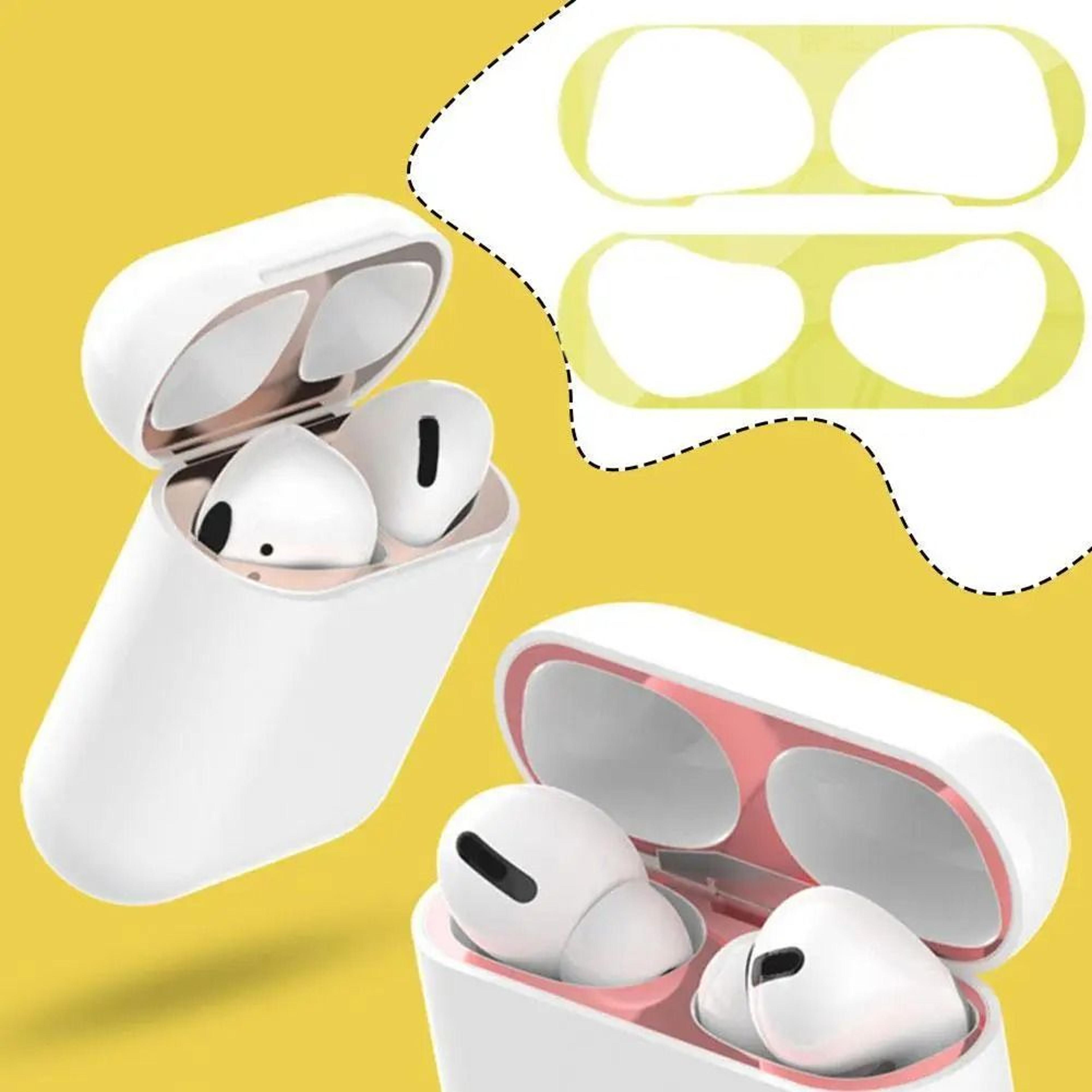 AirPods 4 Metal Dust Guard Stickers  AntiDust Protective Cover For Charging Case 0