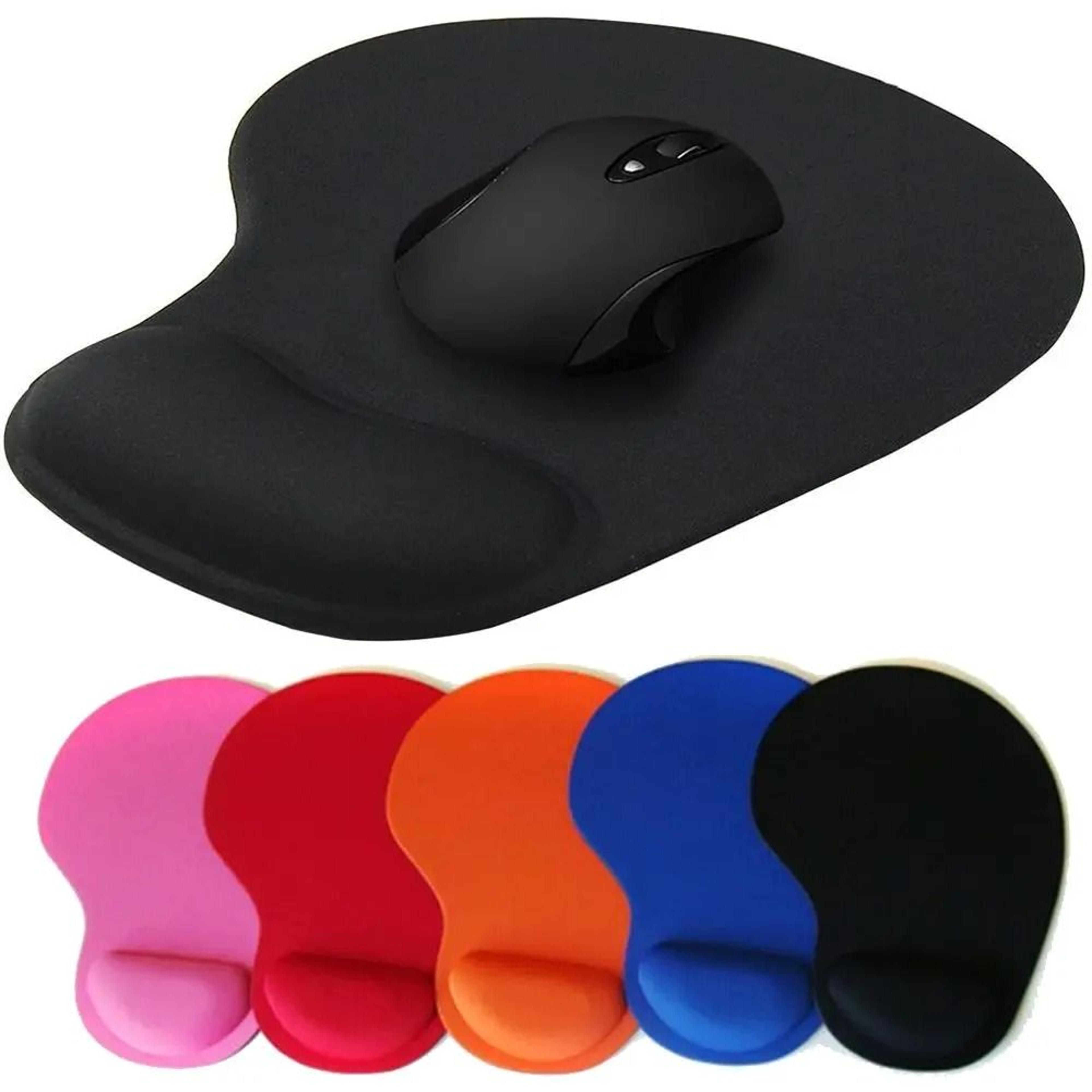 ergonomic gel wrist rest mouse pad with non slip base for pc and laptop comfort