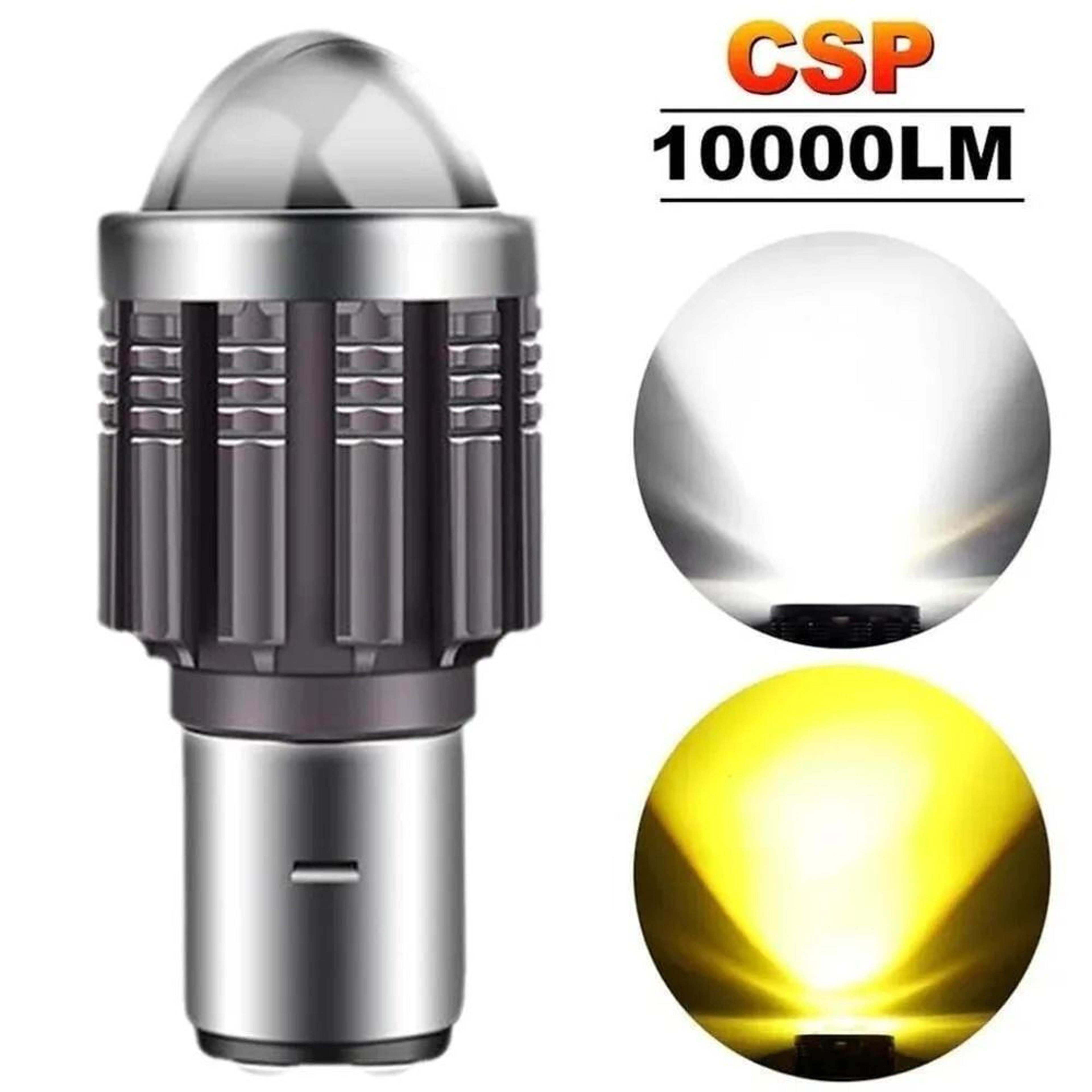 ba20d h6 led motorcycle headlight bulb hi lo beam for motorbike and scooter