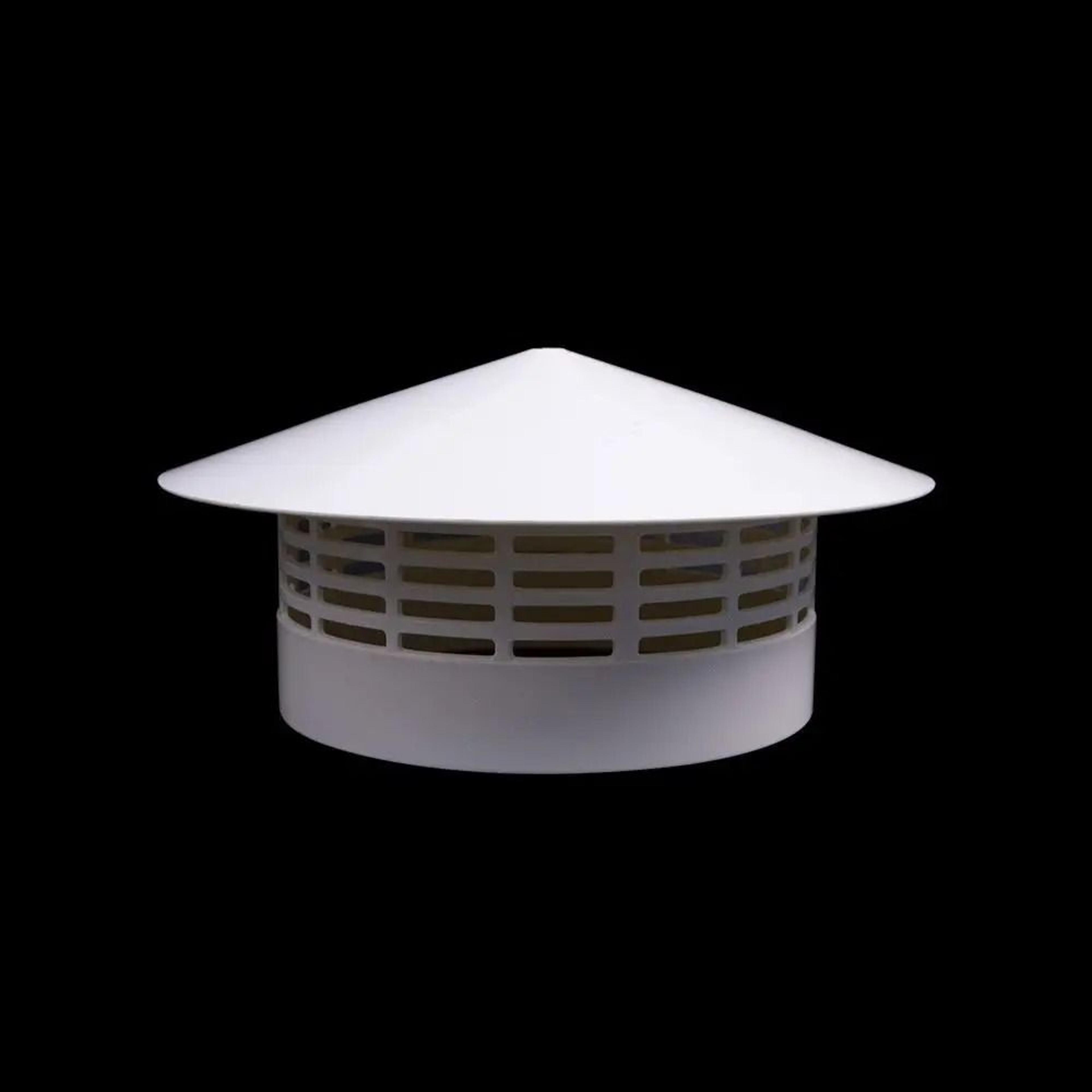 weatherproof pvc roof air vent cover for round duct exhaust systems