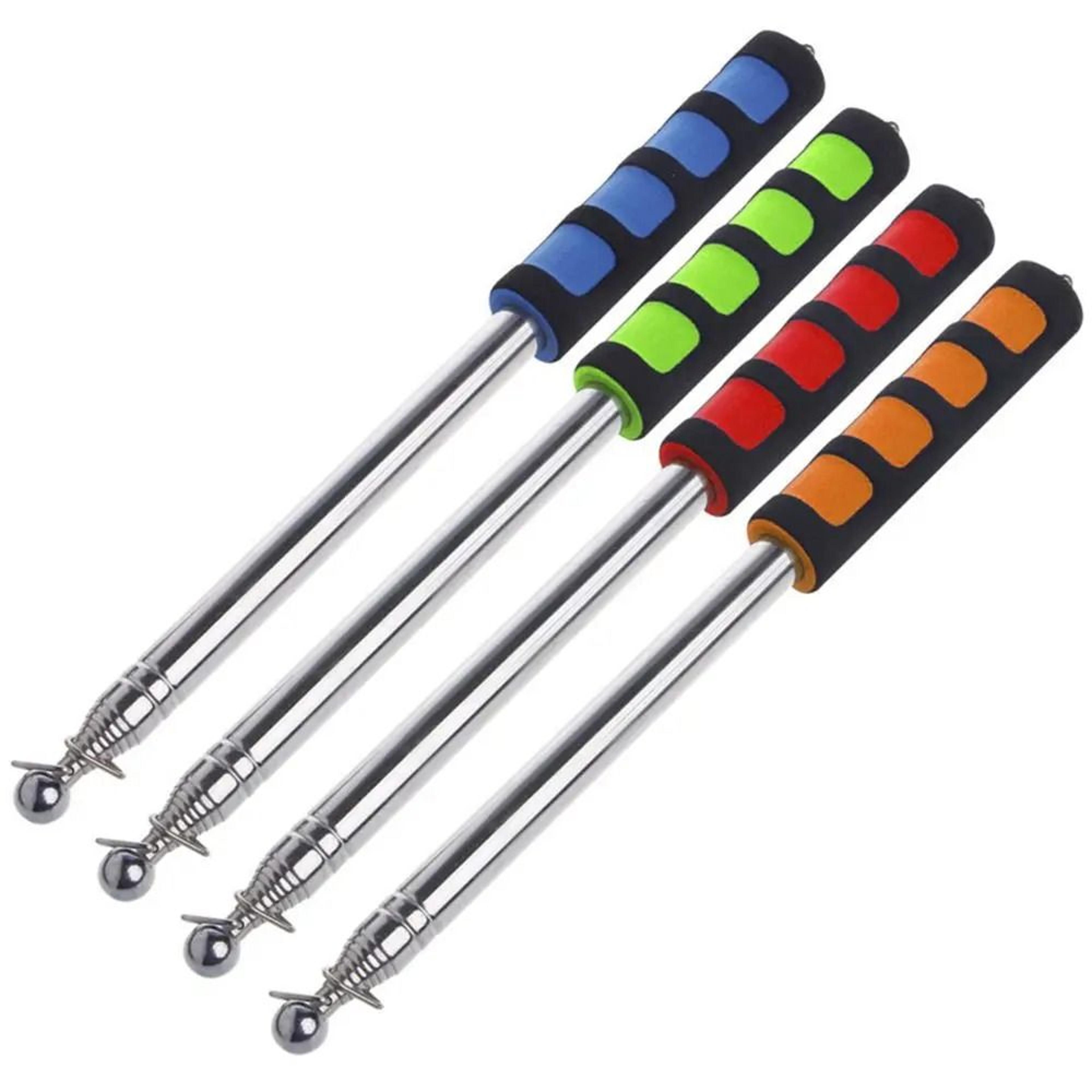 Portable Stainless Steel Telescopic Flagpole For Tour Guides Teachers  Outdoor Events 1