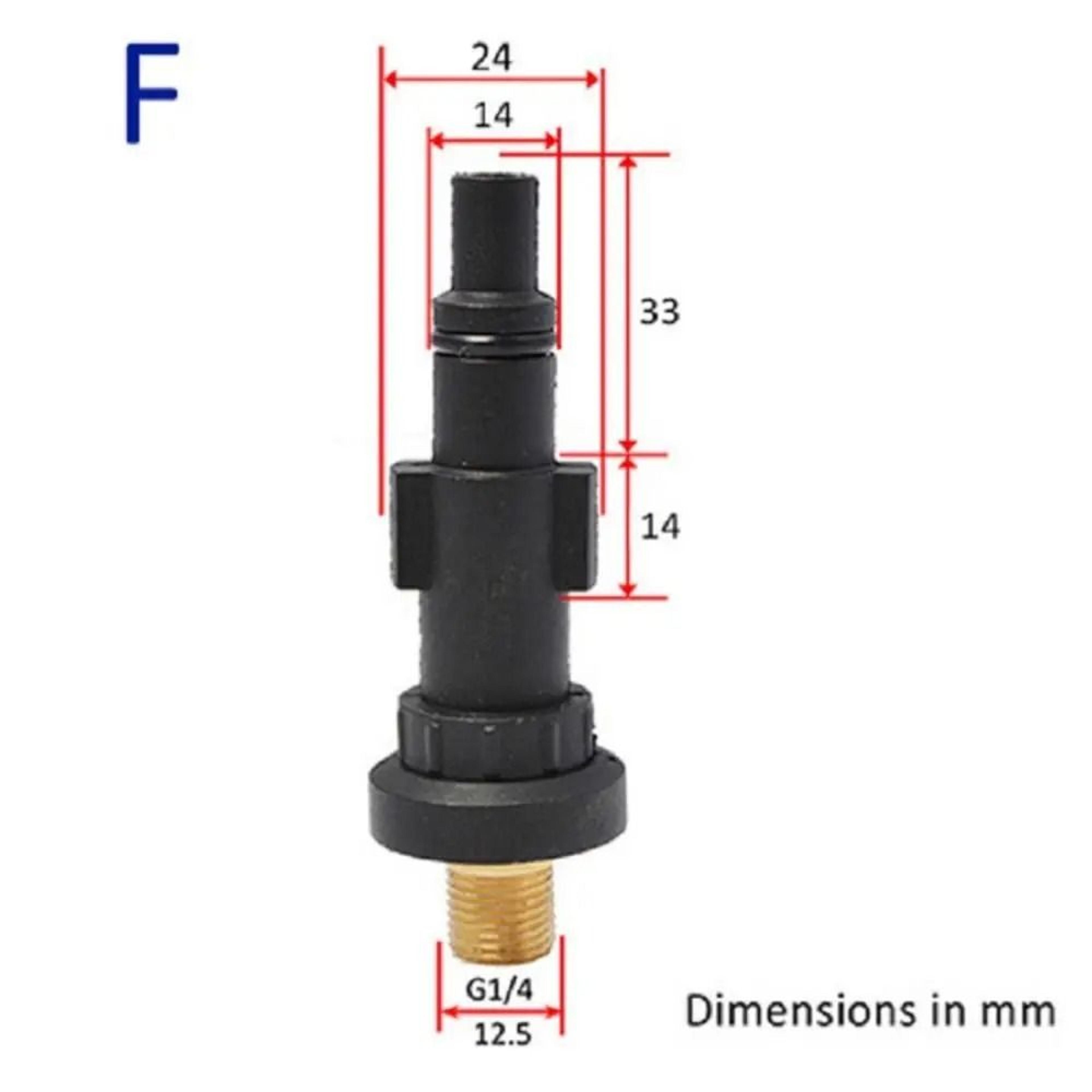 Pressure Washer Foam Generator Adapter For Karcher G14 Quick Connector 11