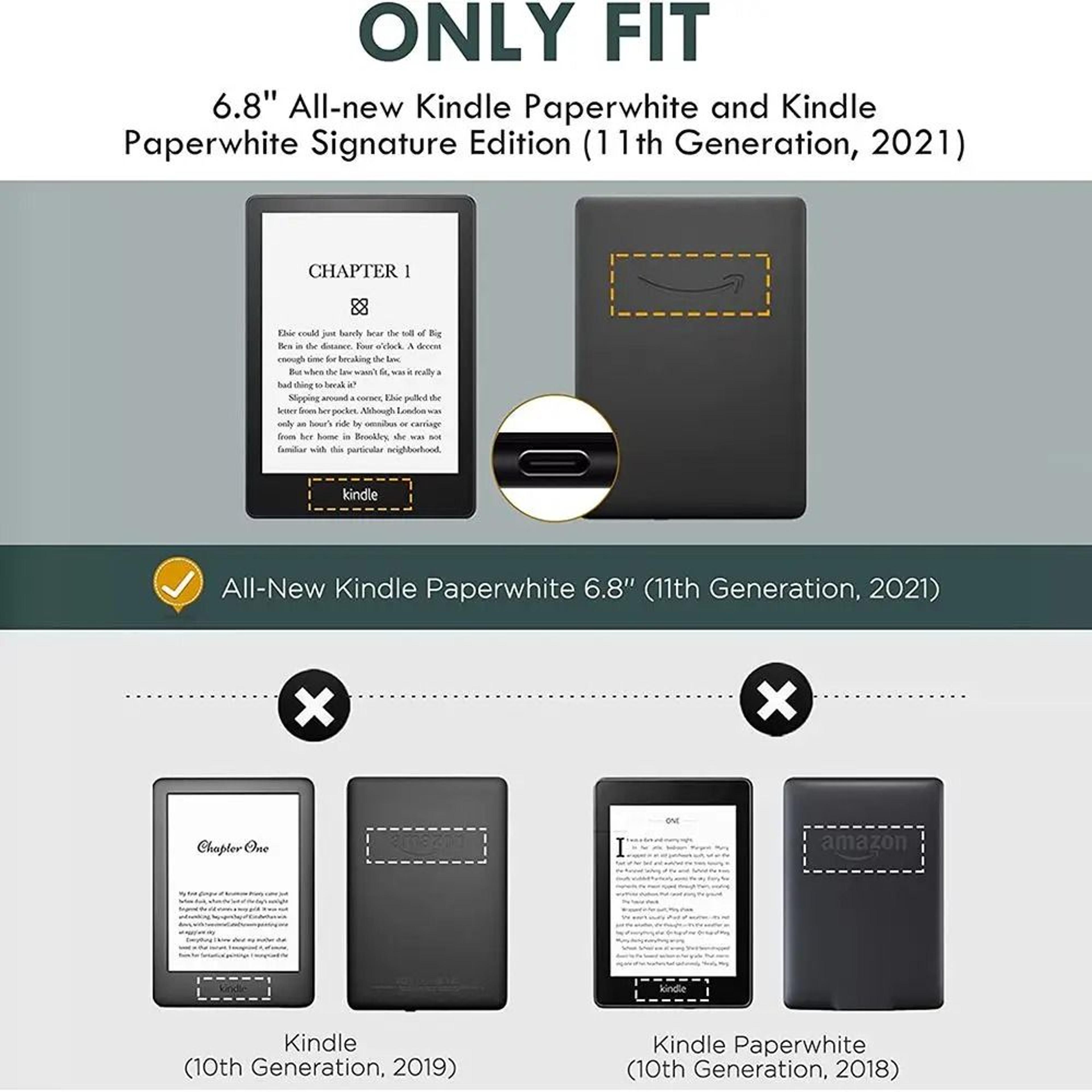 Ultra Slim PU Leather Smart Folio Case For Kindle Paperwhite 5 11th Generation 2021 5