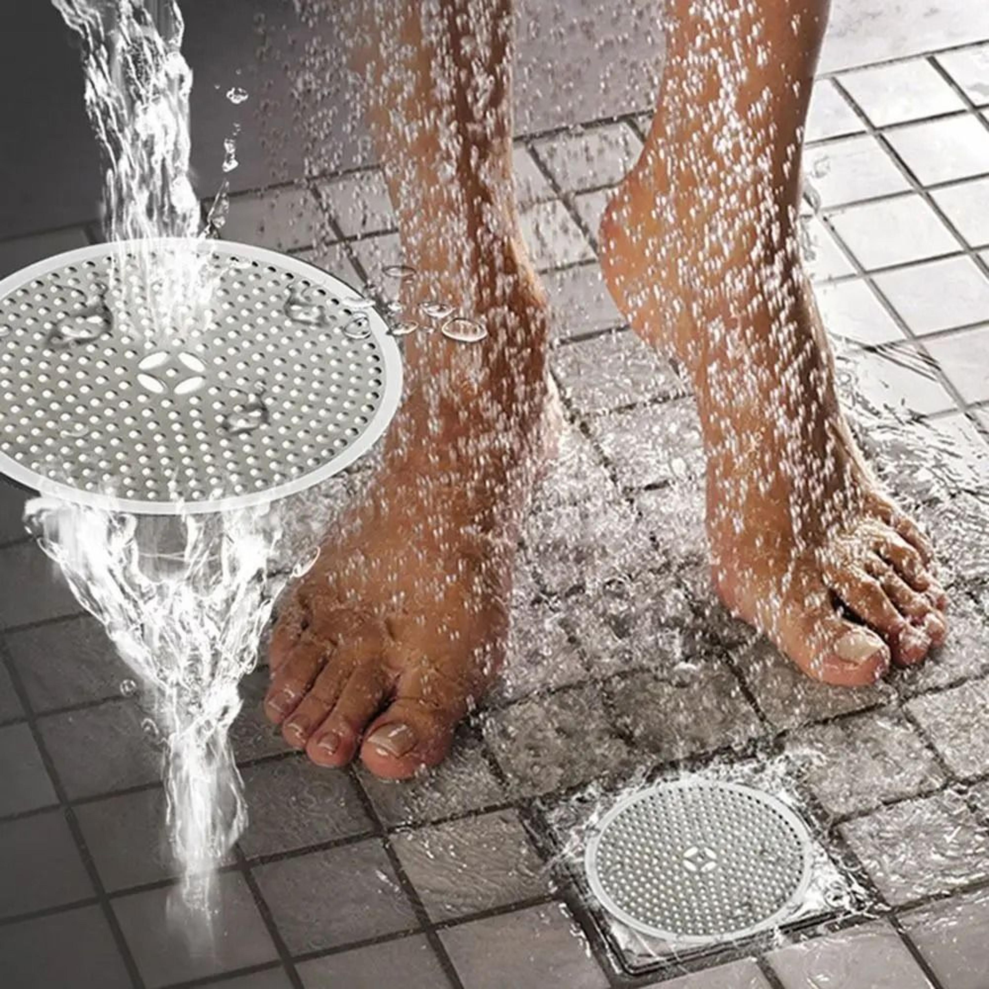 stainless steel shower drain hair catcher & sink strainer cover
