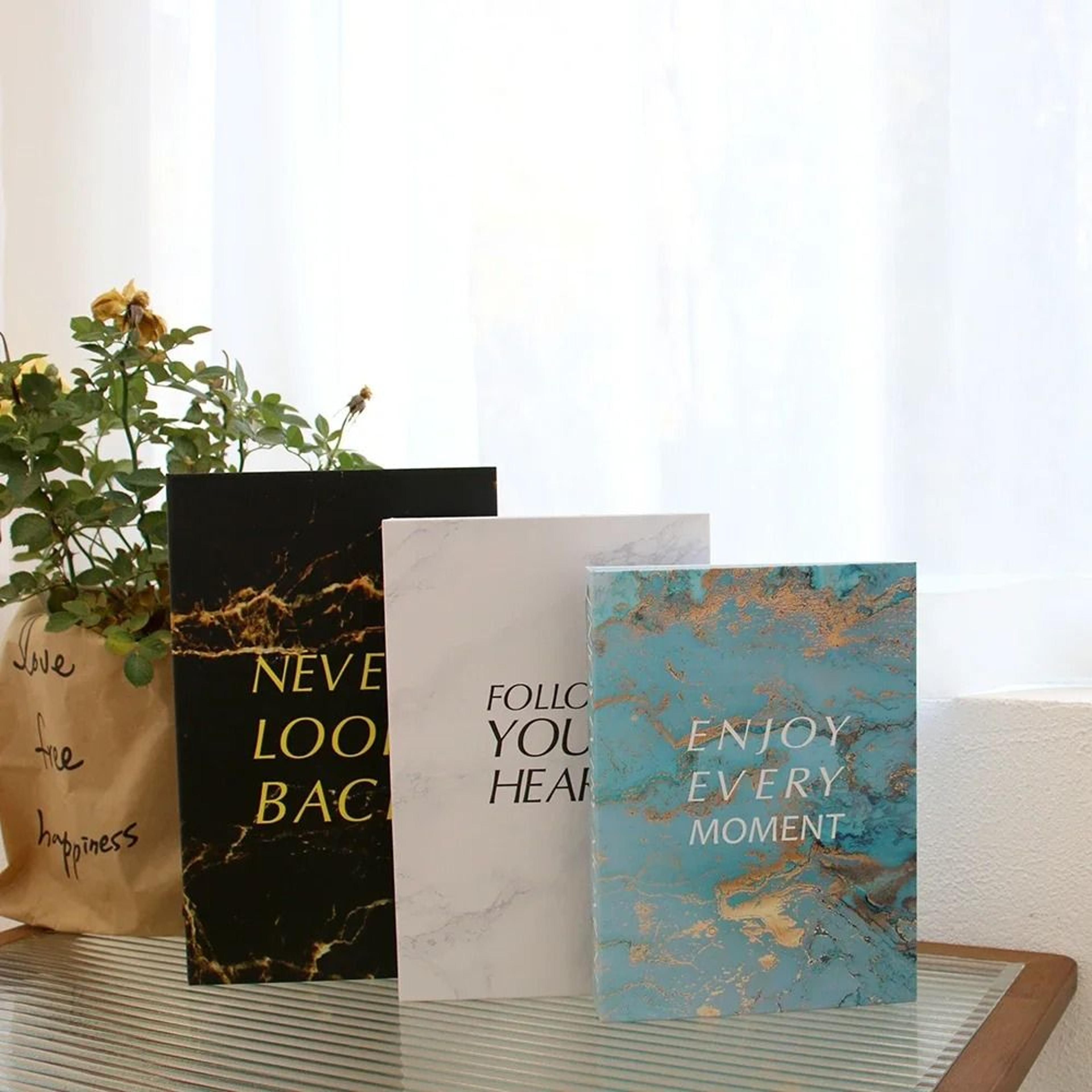 Decorative Faux Book Set For Coffee Table  Bookshelf Styling 7