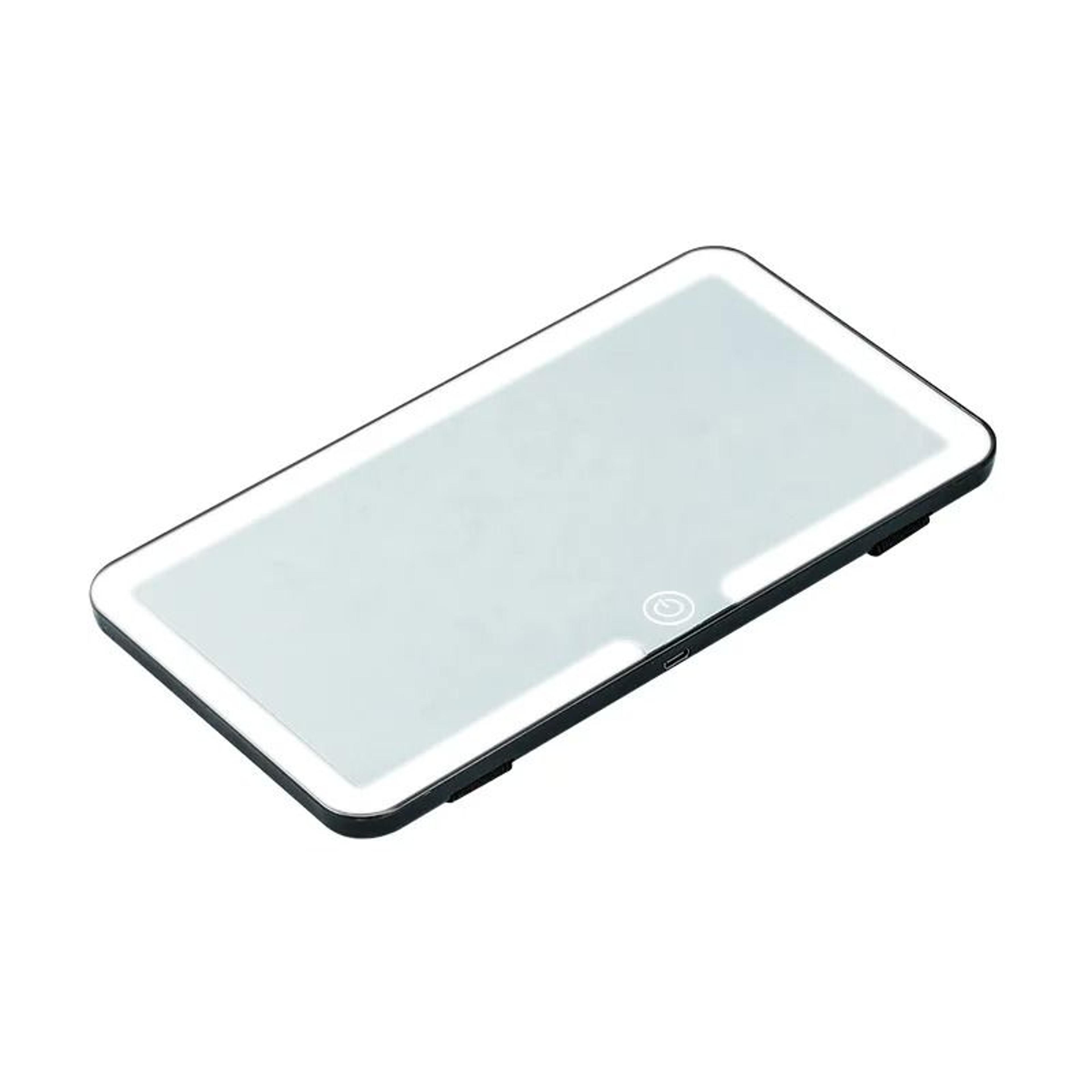 Rechargeable LED Car Sun Visor Makeup Mirror With HD Fill Light For Women 4