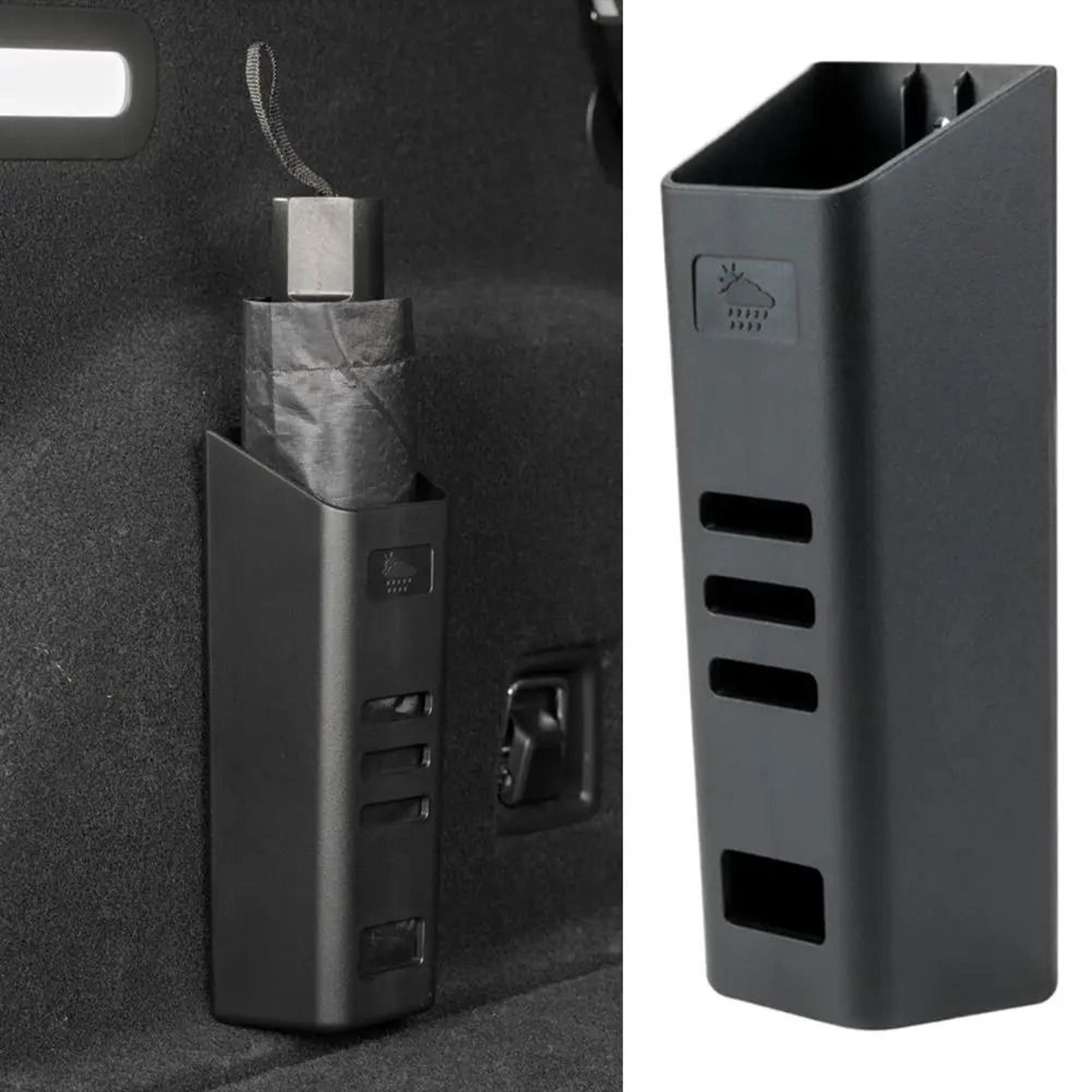 universal waterproof car umbrella holder storage box for suv, sedan & hatchback