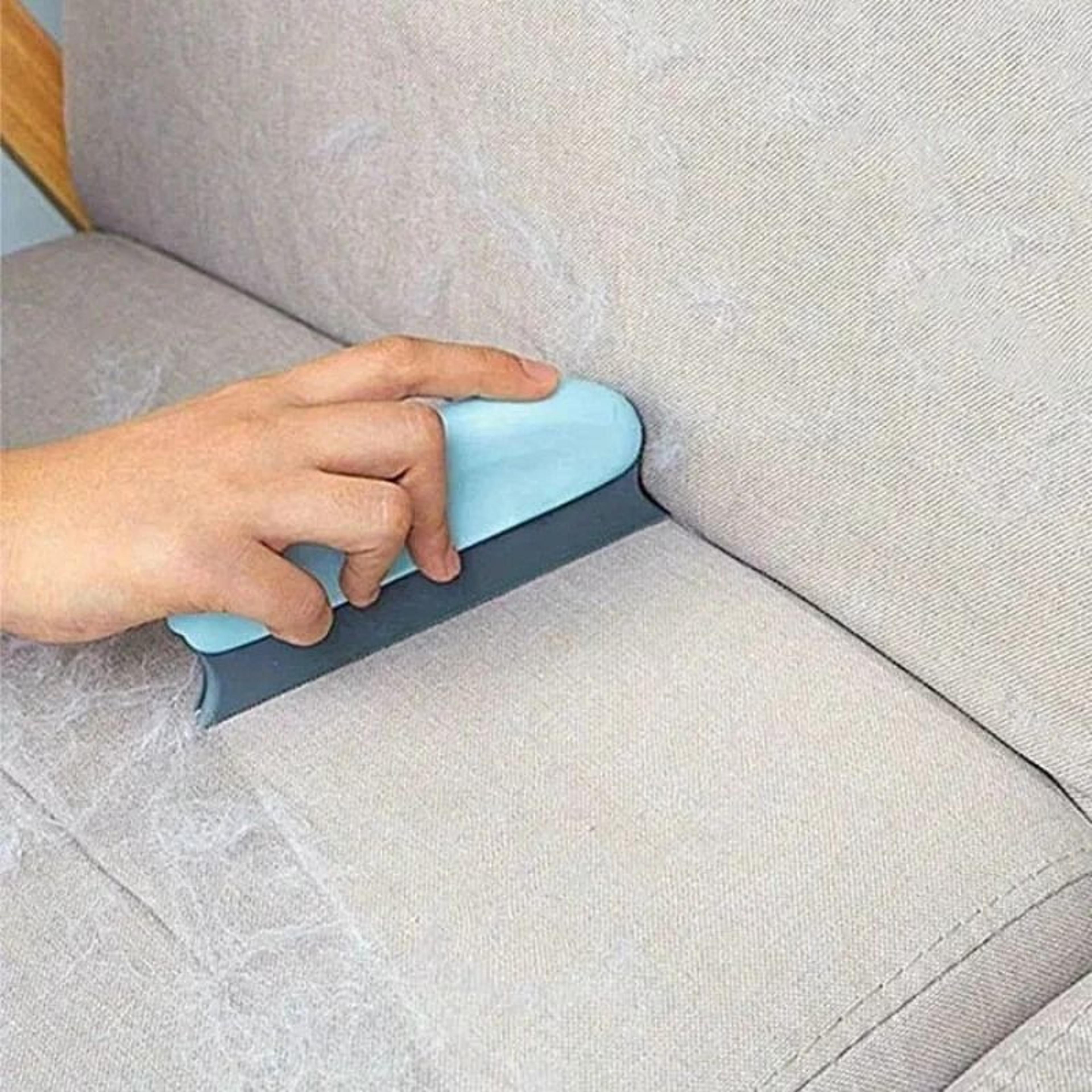 multi-surface pet hair removal brush for cars, furniture & carpets