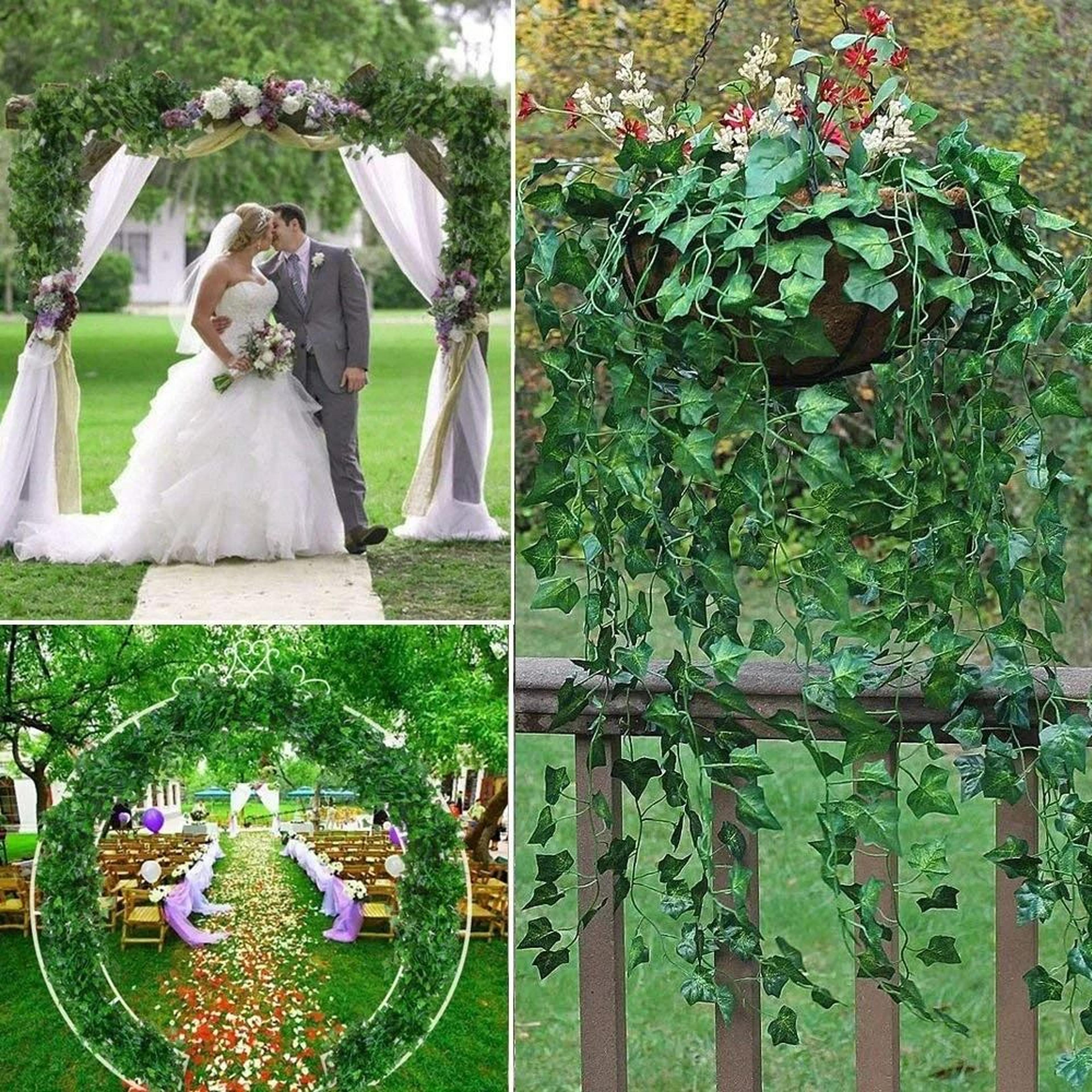 Artificial Ivy Leaf Garland Hanging Vine Decor For Home  Garden 4
