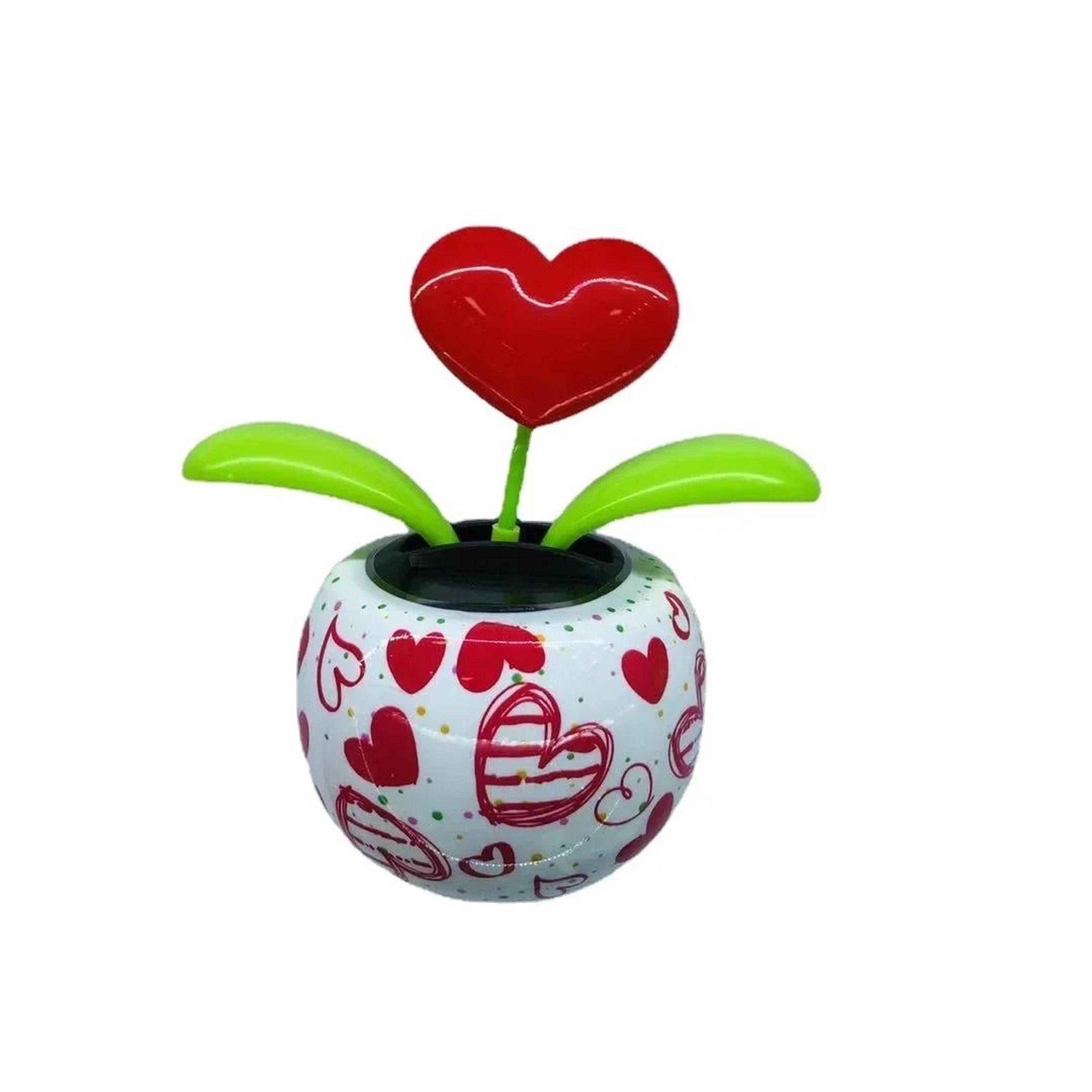 Solar Powered Dancing Sunflower Bee Car Dashboard Ornament 4