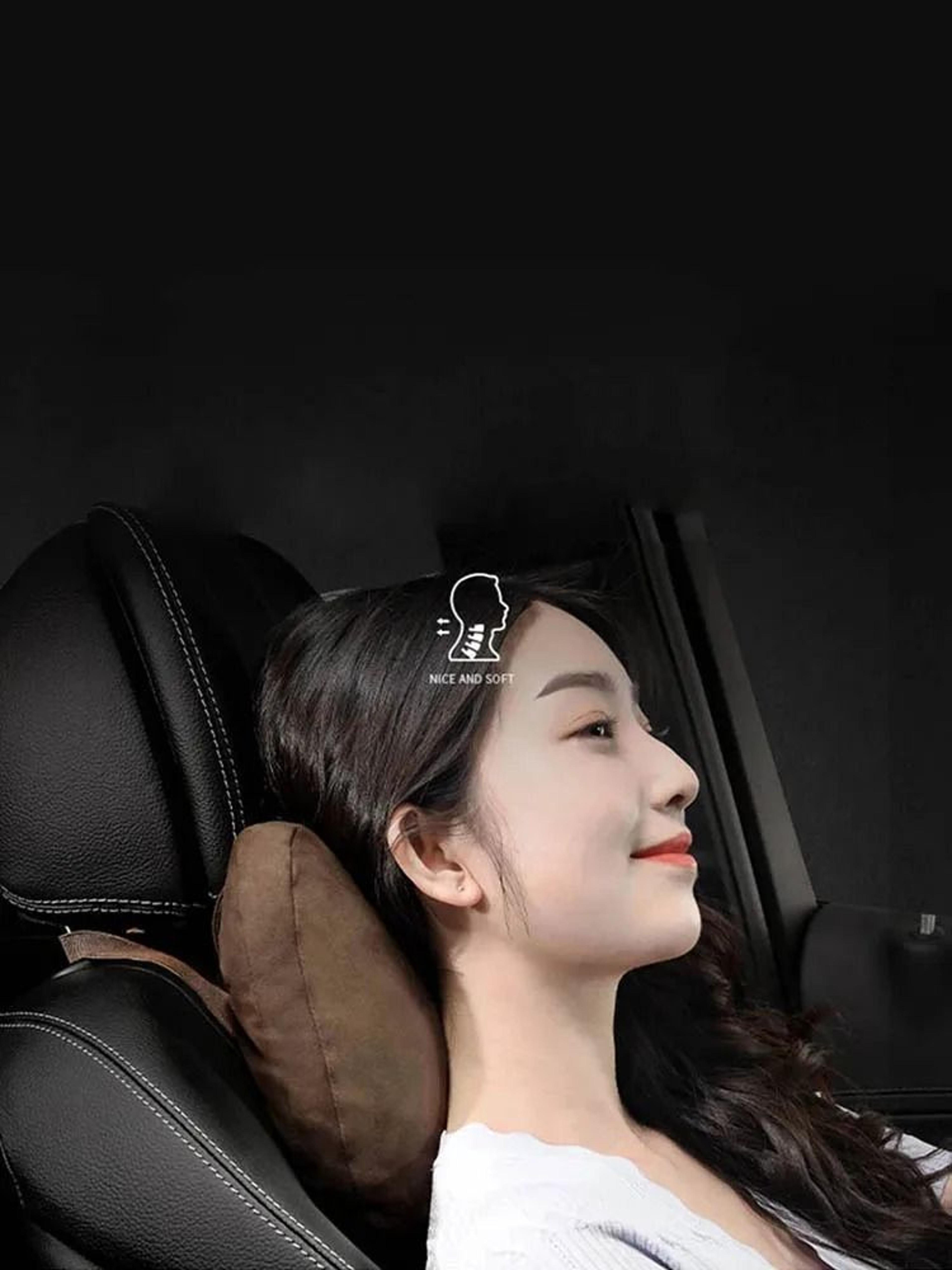Maybach Style Memory Foam Car Headrest Neck Pillow For MercedesBenz 5