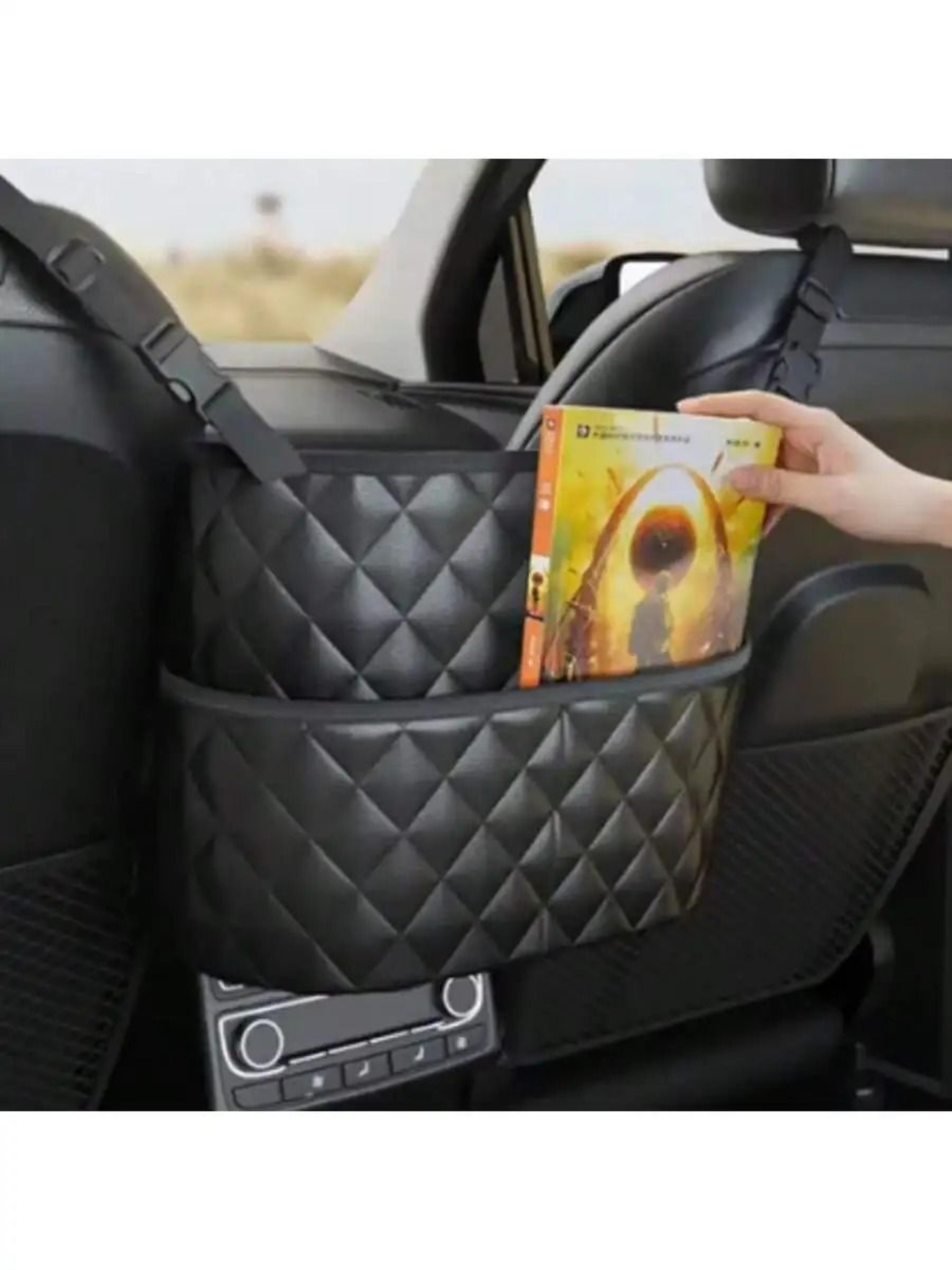 Large Capacity Car Middle Seat Storage Net Organizer Bag 5