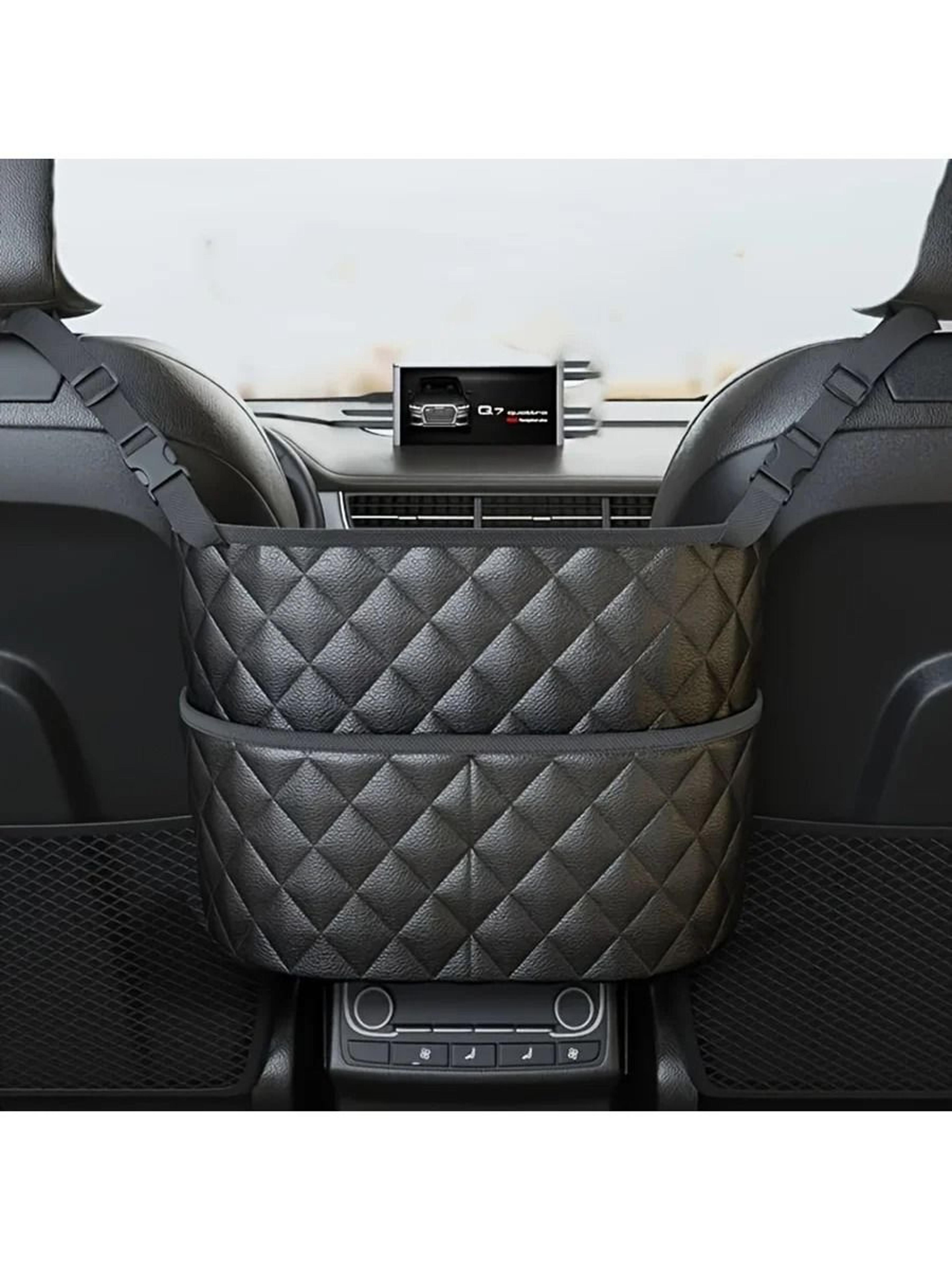 Large Capacity Car Middle Seat Storage Net Organizer Bag 7