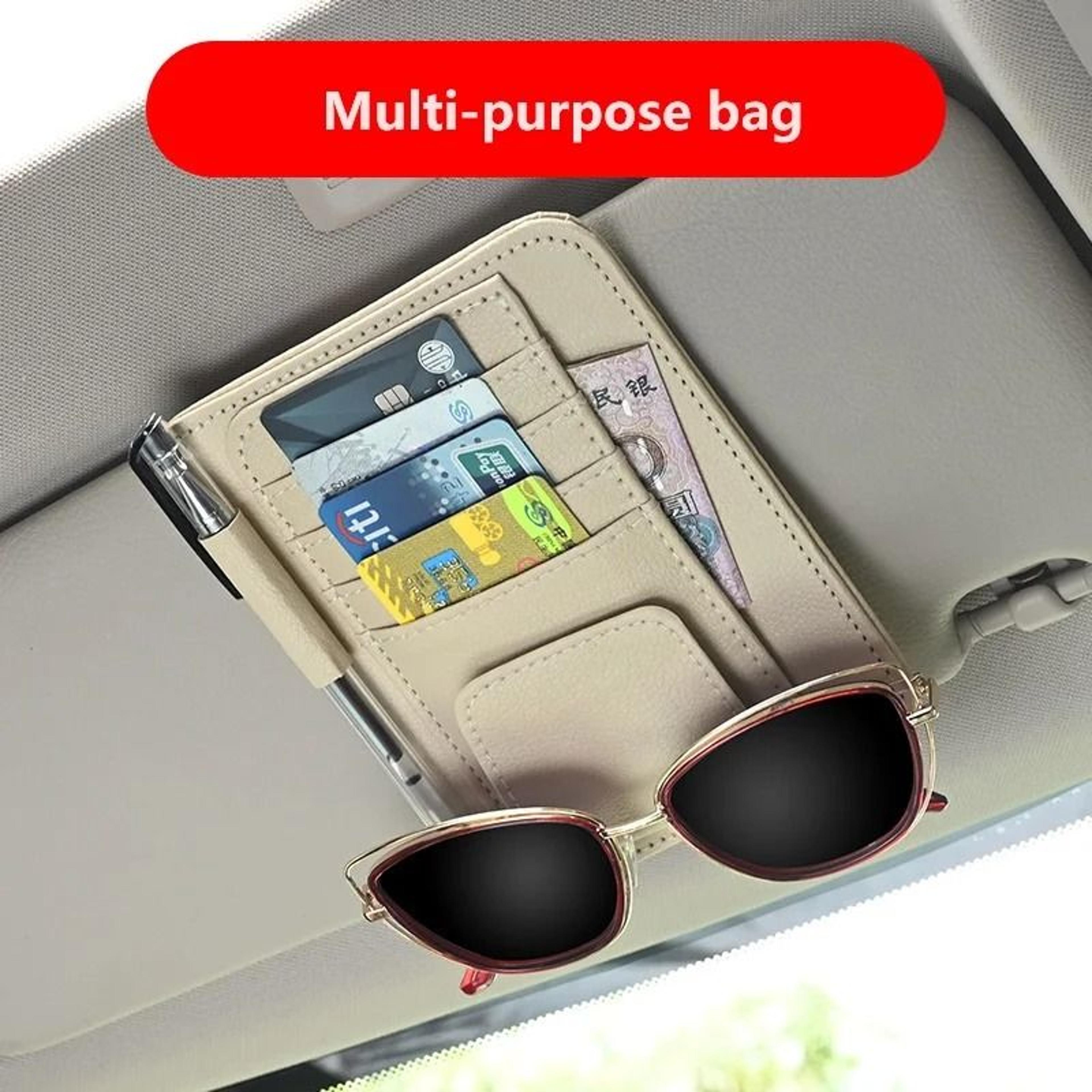 Multifunction Car Sun Visor Storage Clip Organizer 1