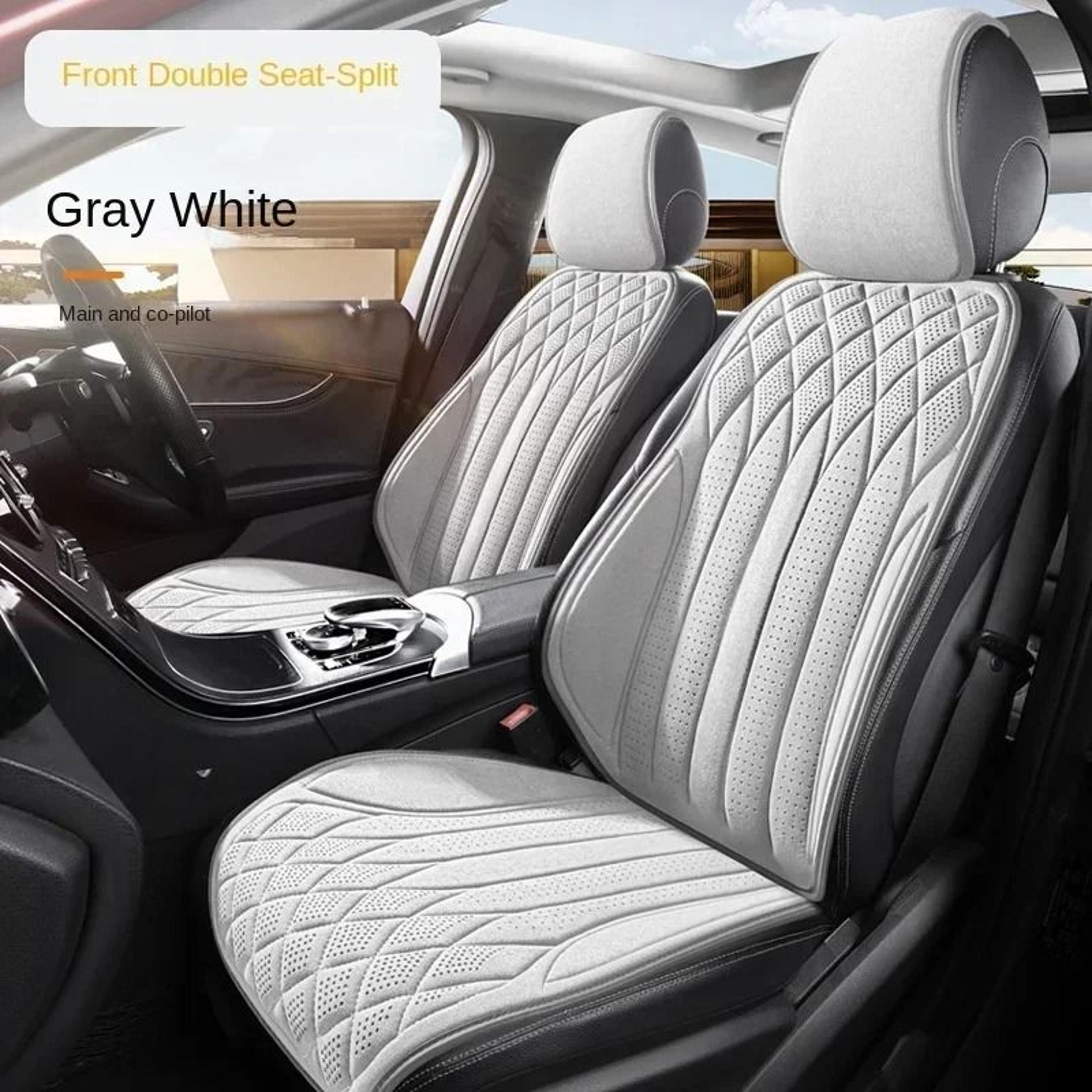 all-season breathable linen car seat cover cushion for cars & suvs