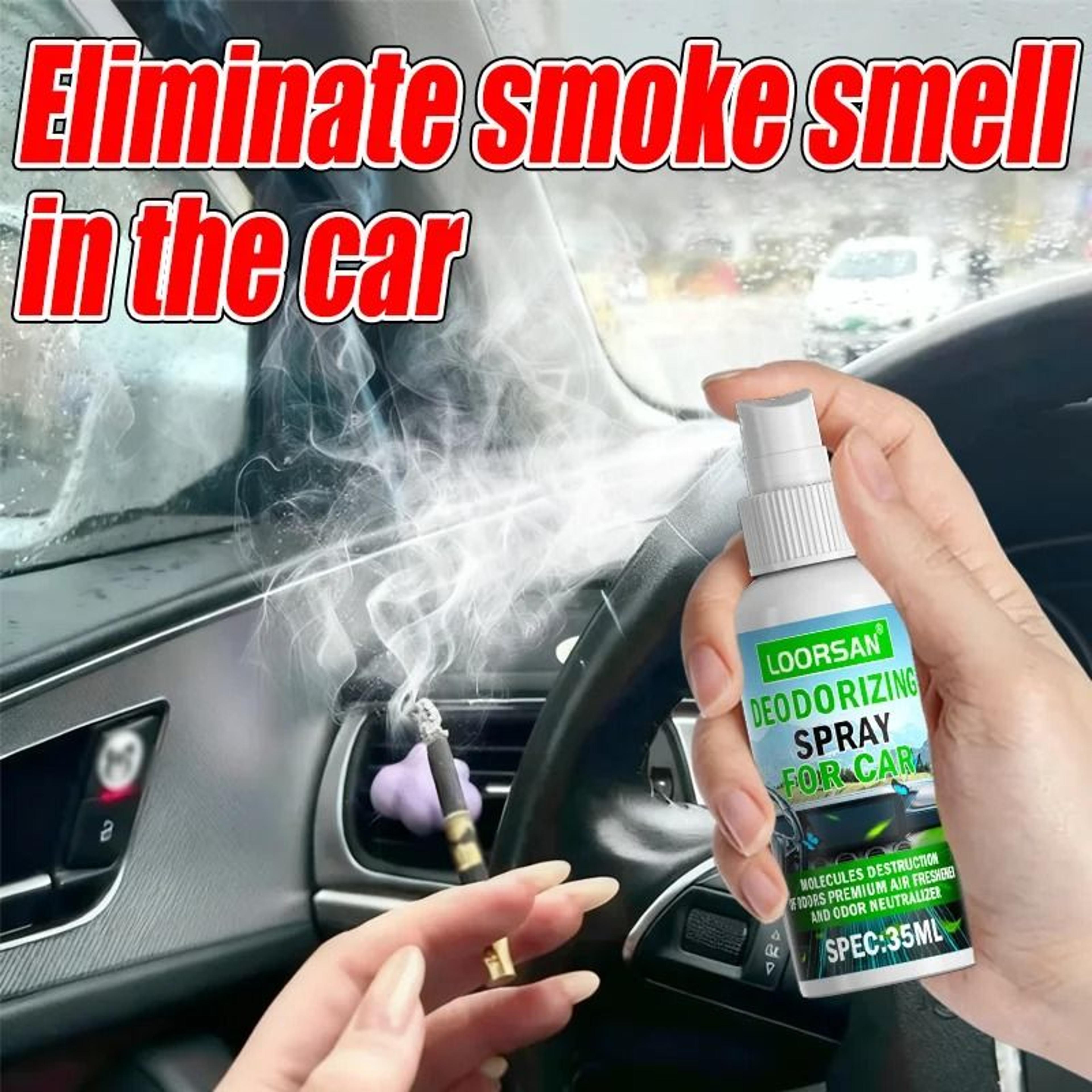 loorsan smoke odor eliminator car deodorizing spray 35ml