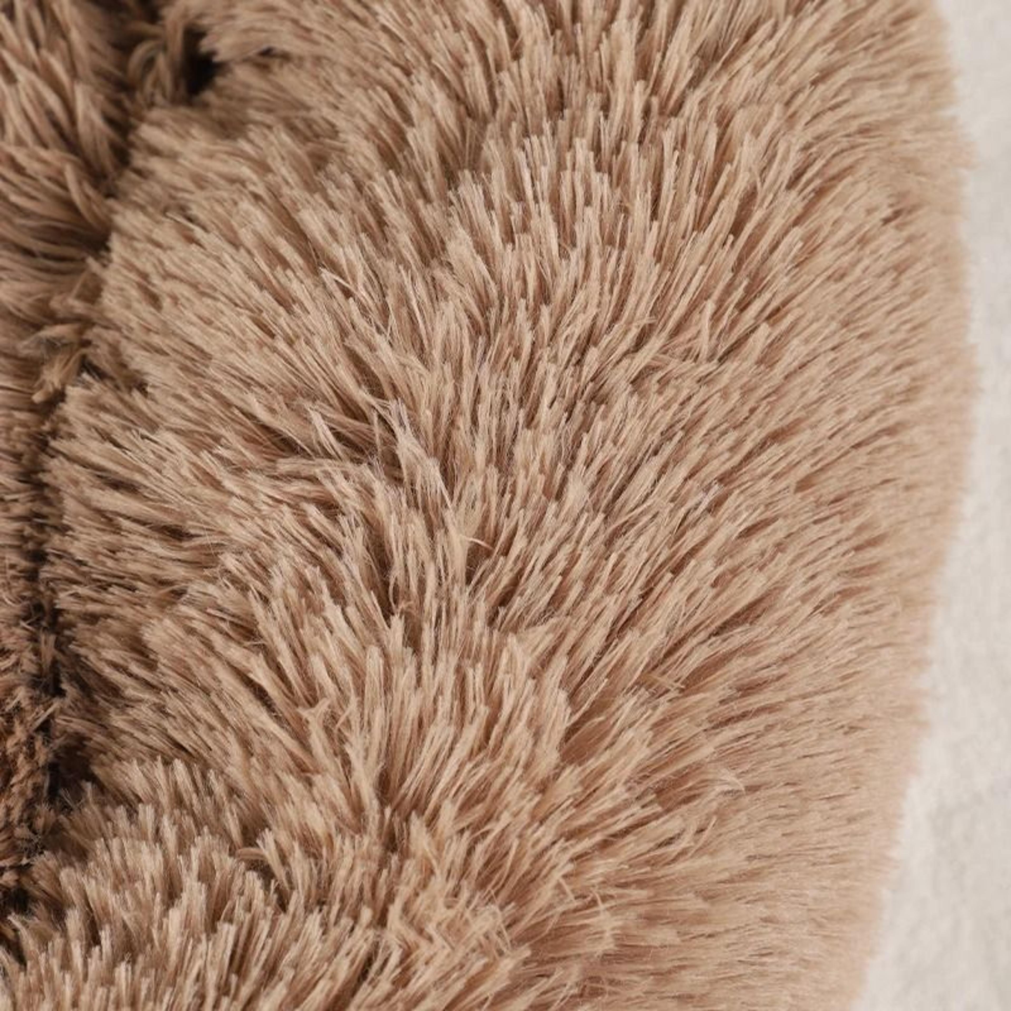 Fluffy Calming Dog Bed Sofa For Warm  Cozy Pet Comfort 5
